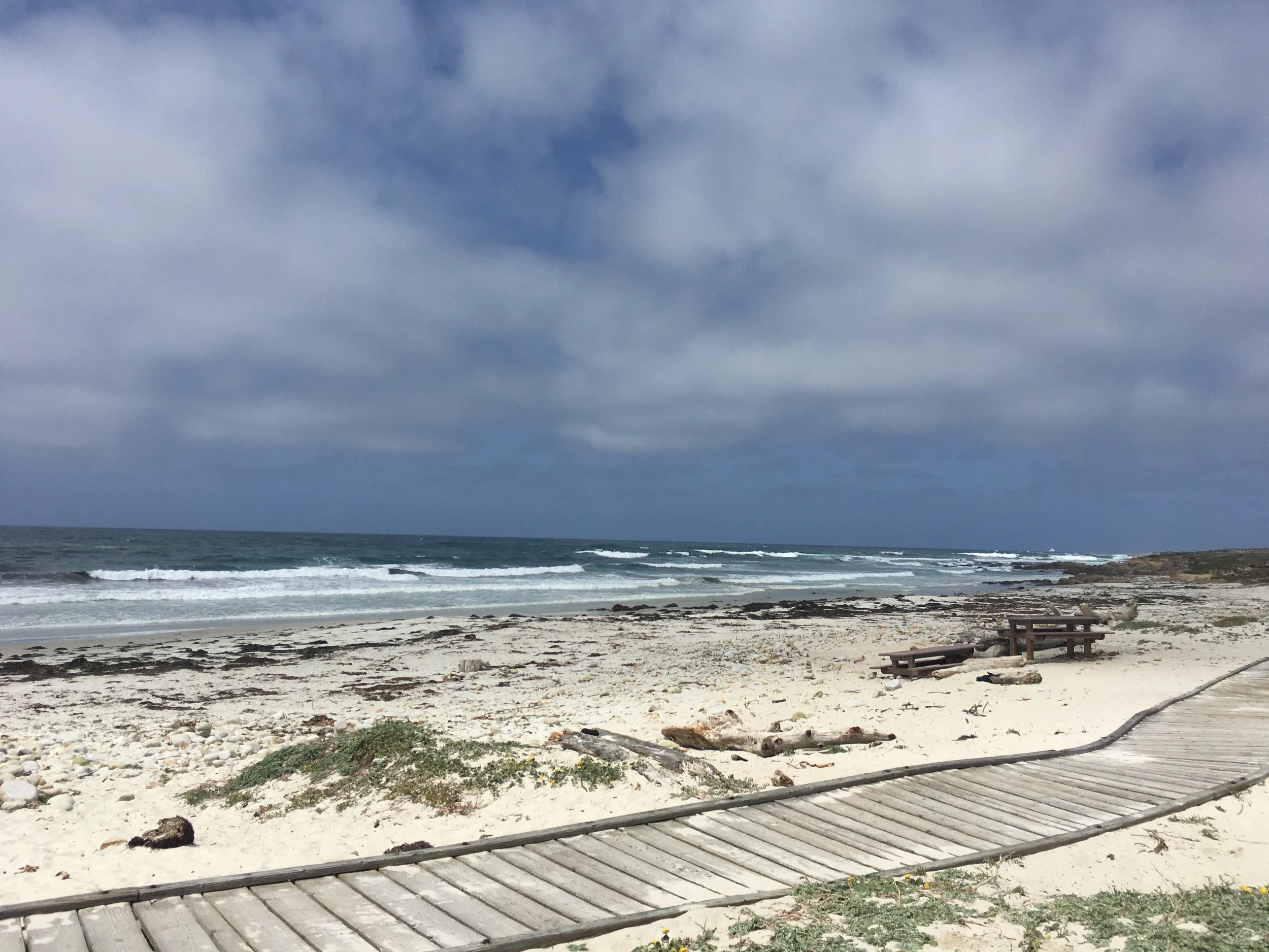 beach and boardwalk: I like