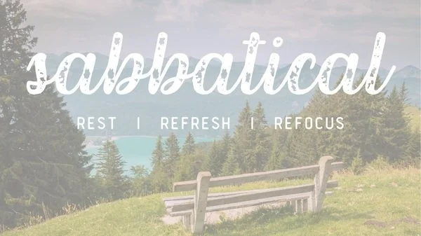FORUM: Pastor Robyn's Sabbatical