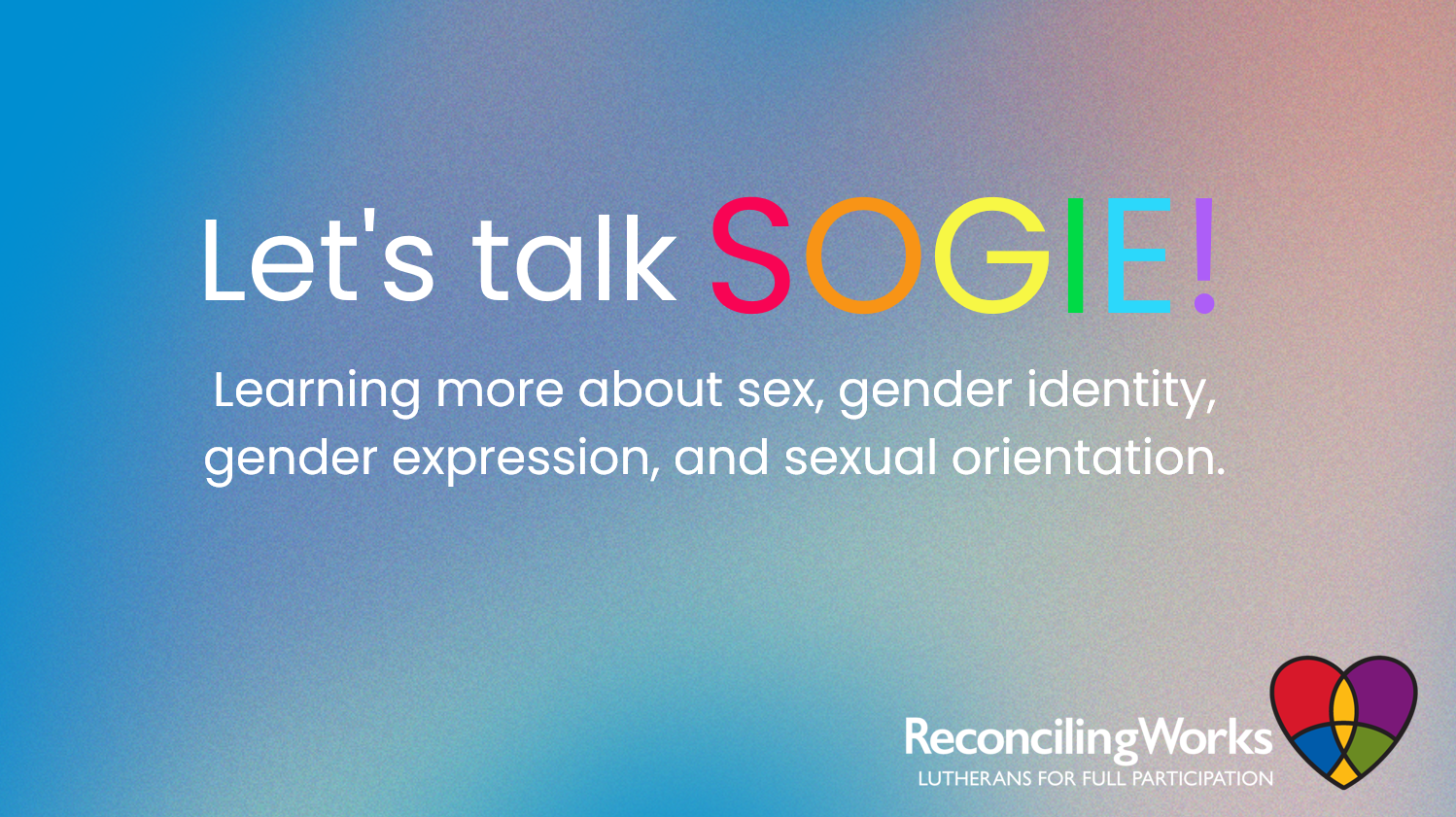 FORUM: Let's Talk About SOGIE!
