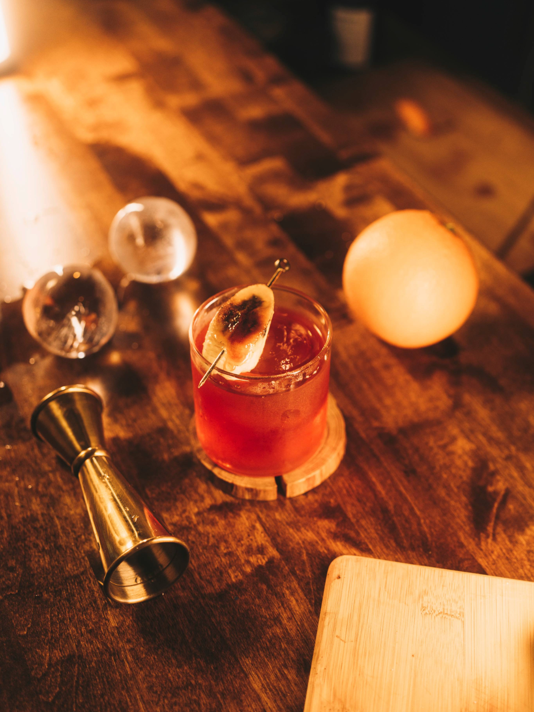 Banana Nut Negroni 