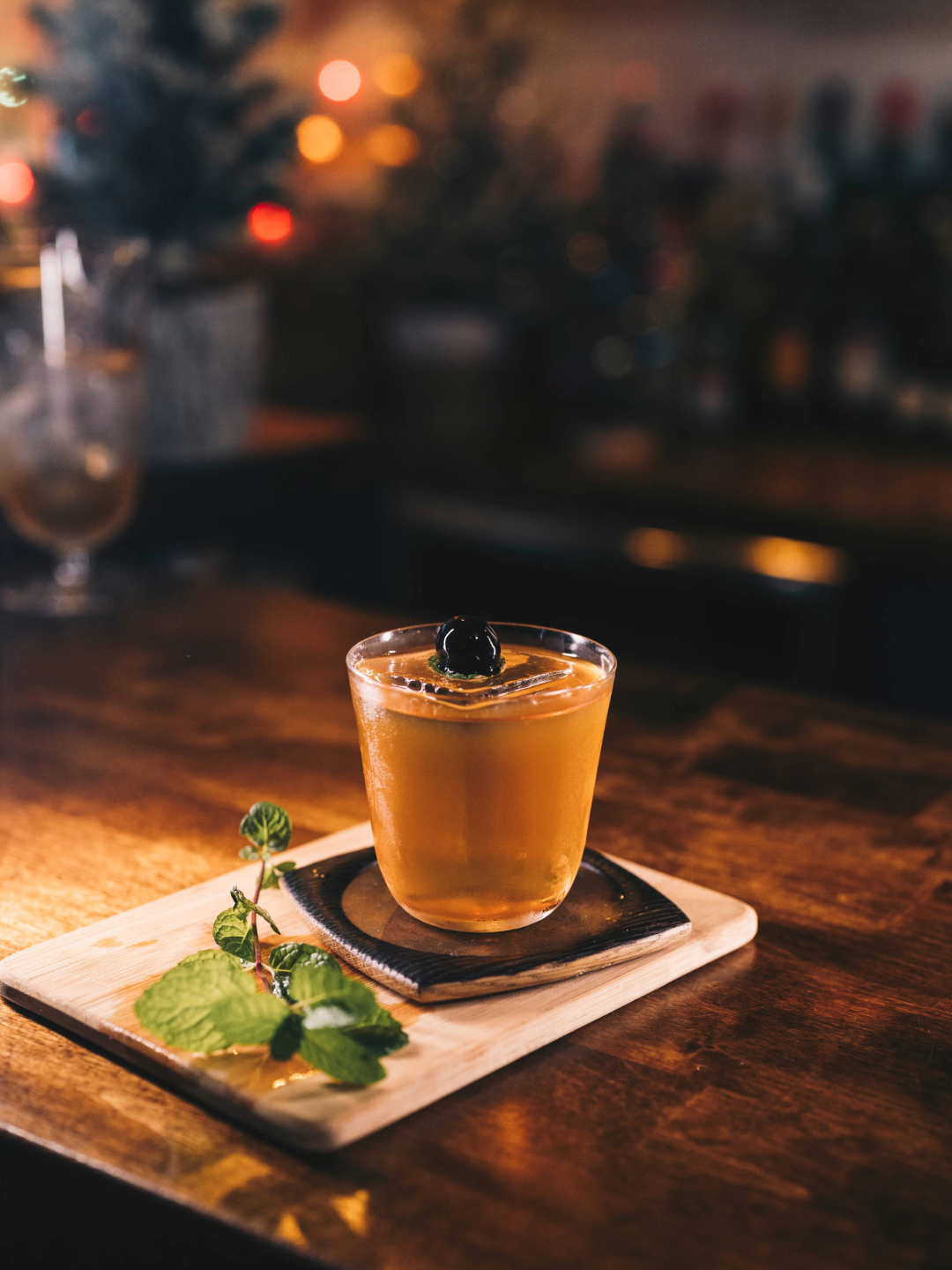 Mint Chocolate Oaxaca Old Fashioned