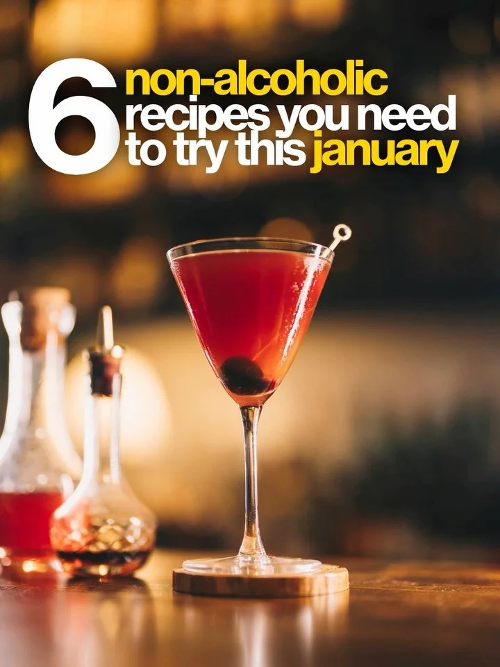 Kicking off 2026 with a COCKTAIL ROUNDUP of some no-ABV recipes for y&rsquo;all&hellip;

I figured it&rsquo;d only be fitting for the first post of the new year should be geared towards a healthier set of recipes. I know plenty of you are doing #DryJ