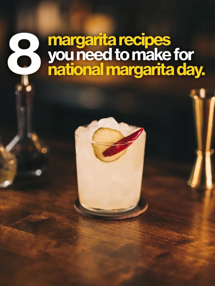 WEEKLY COCKTAIL ROUND-UP | MARGARITAS! 

Comment MARGARITA and I&rsquo;ll send you all 8 recipes straight to your DMs.

Tomorrow is #NationalMargaritaDay (Feb 22), so I figured one margarita wasn&rsquo;t enough. Instead, I pulled together 8 different
