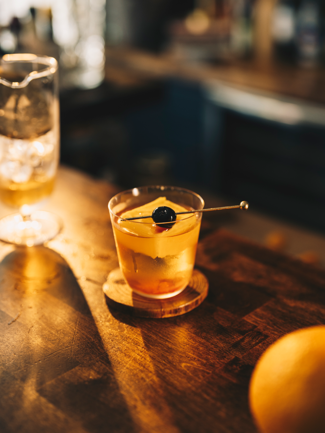 Cacao + Ghee- Washed Oaxaca Old Fashioned