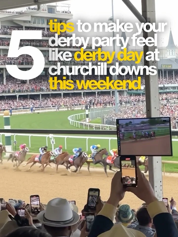 IT&rsquo;S DERBY WEEK! 🐎🌹 #ad21+

If you&rsquo;re hosting a Derby Party this weekend, comment &lsquo;DERBY&rsquo; and I&rsquo;ll send you the full guide on hosting your own Derby Party and how to make and batch each drink. 

We had the honor of att