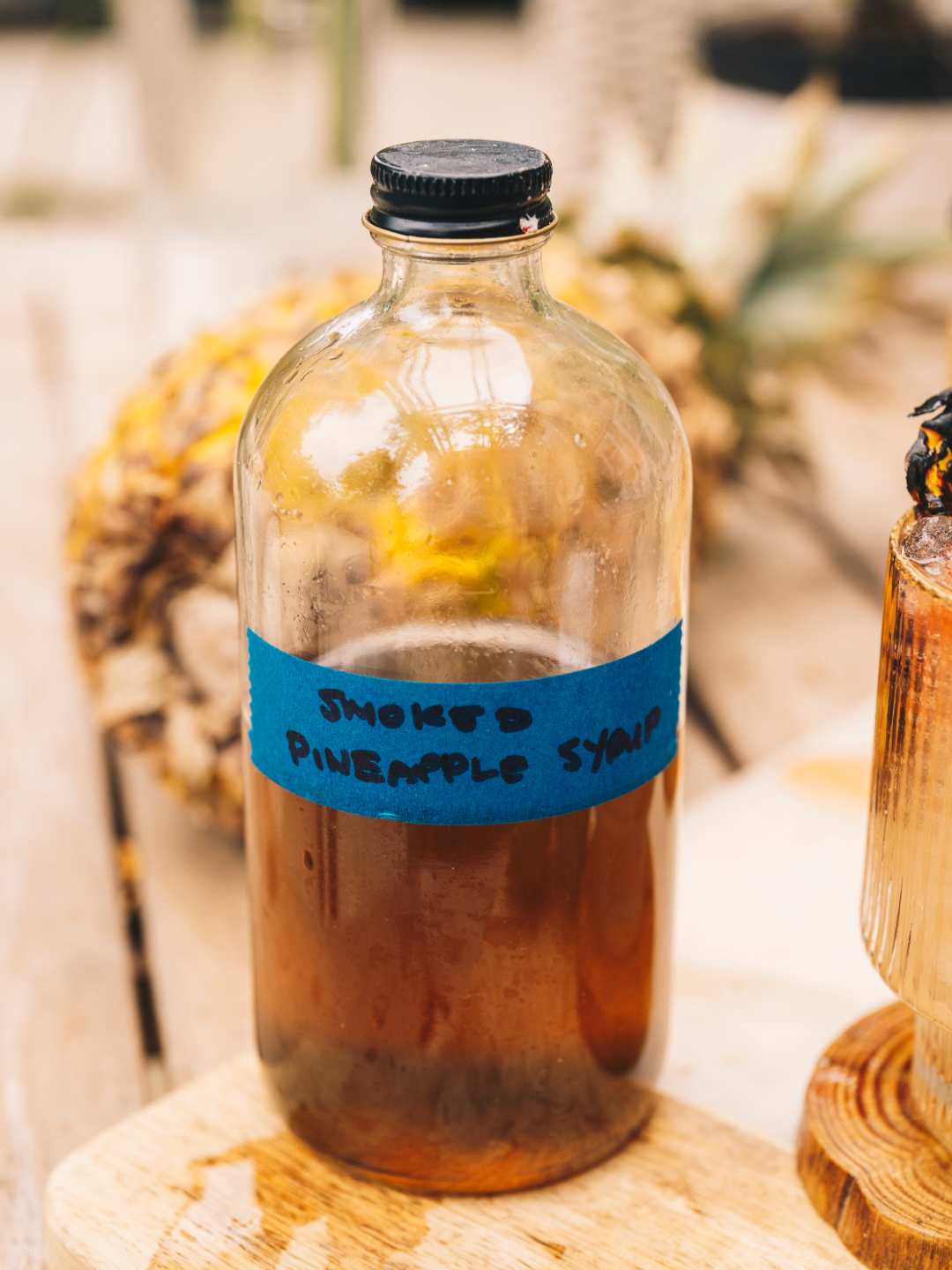 Smoked Pineapple Syrup