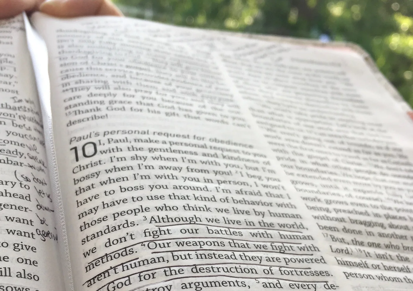 The Bible as a stress-reliever