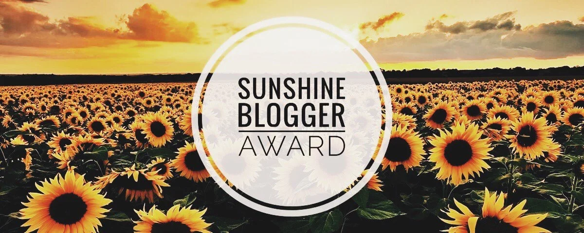 Sunshine Blogger Award (thank you!)