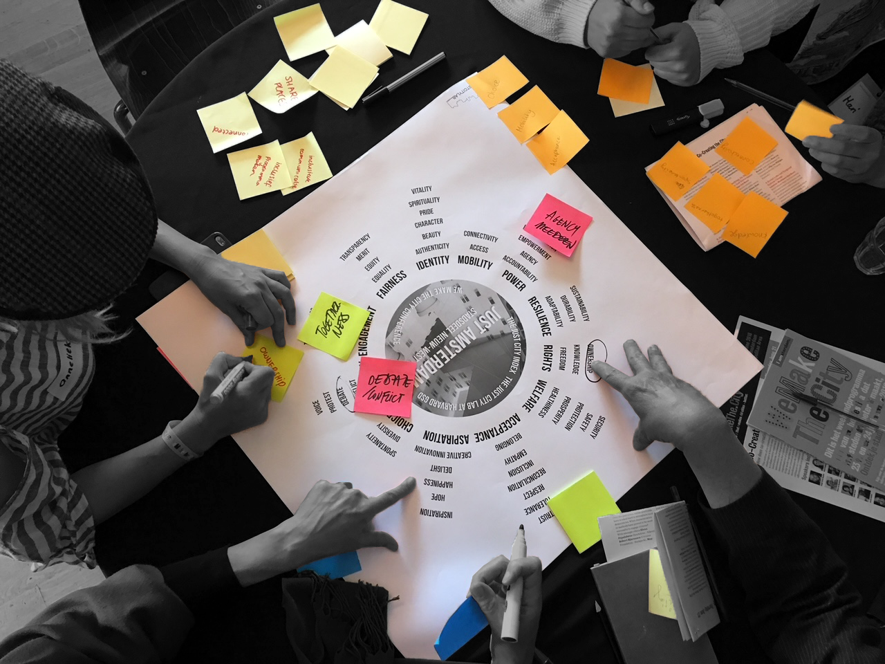 The just city, in action.