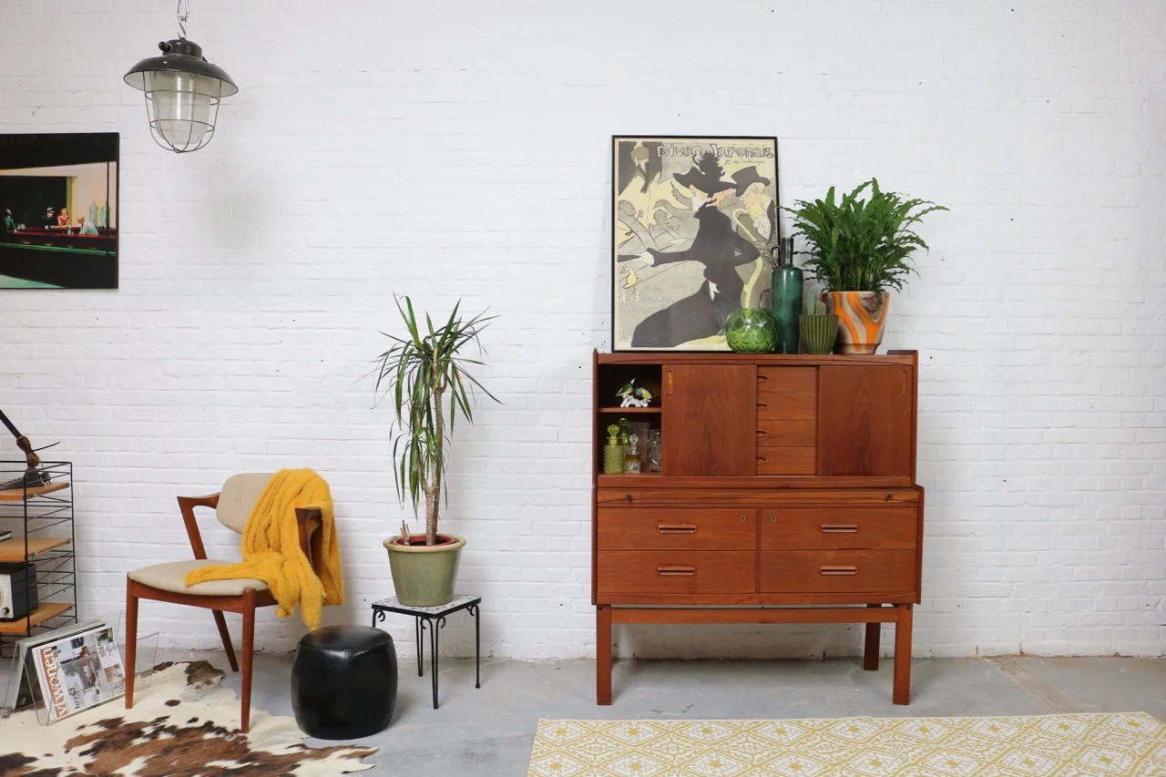 Scandinavian Highboard Secretary