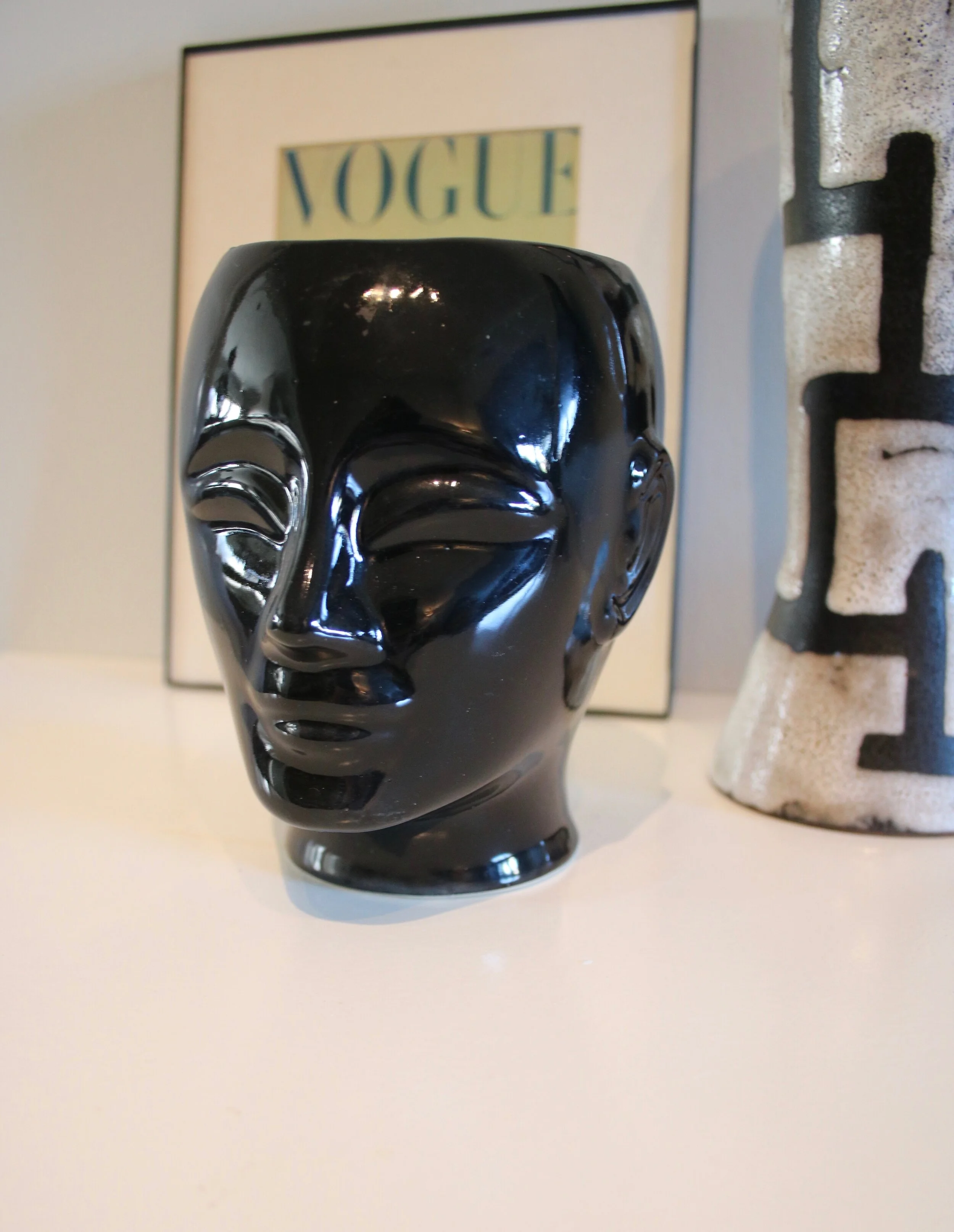 Ceramic Face Planter 