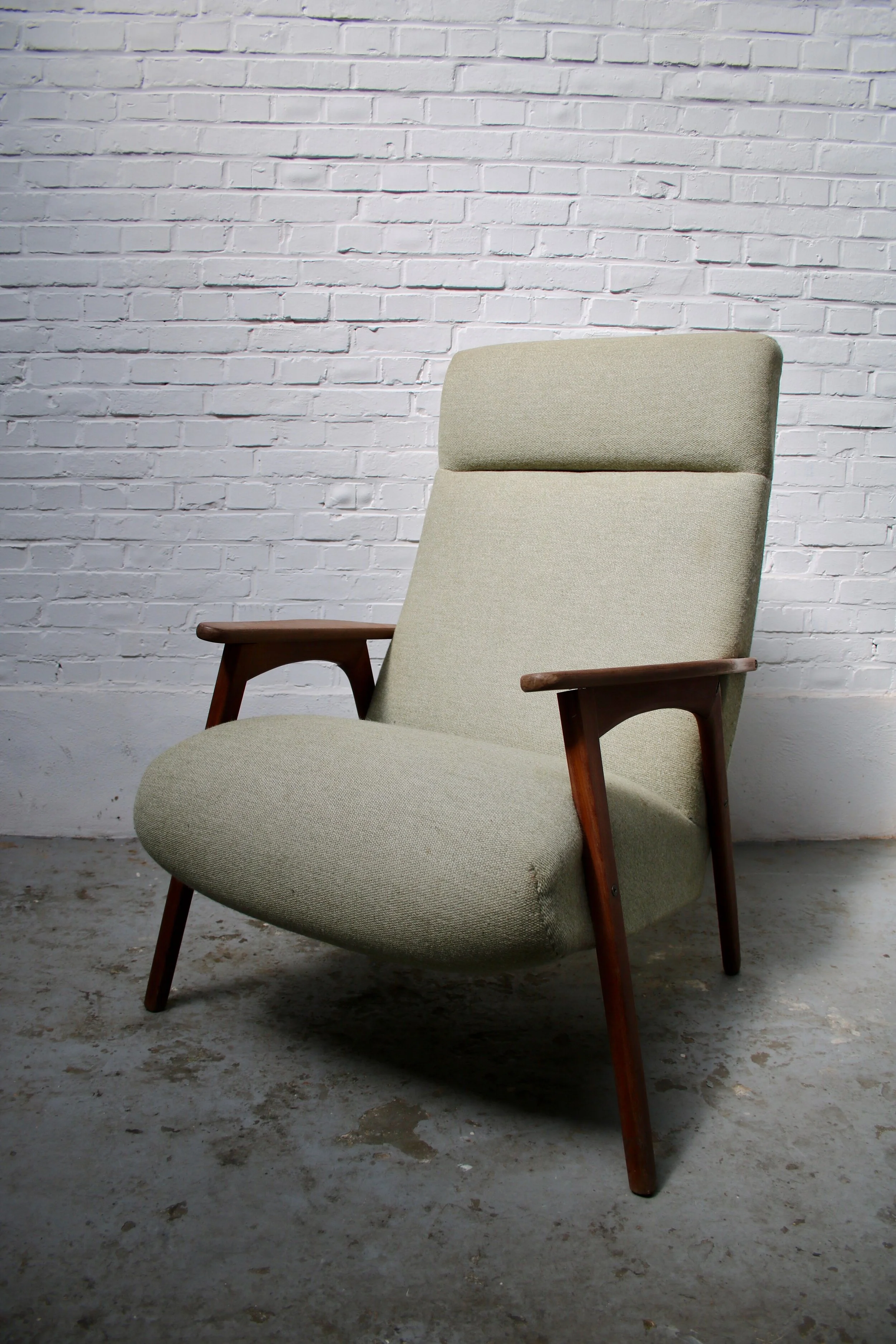 Light green Midcentury Armchair