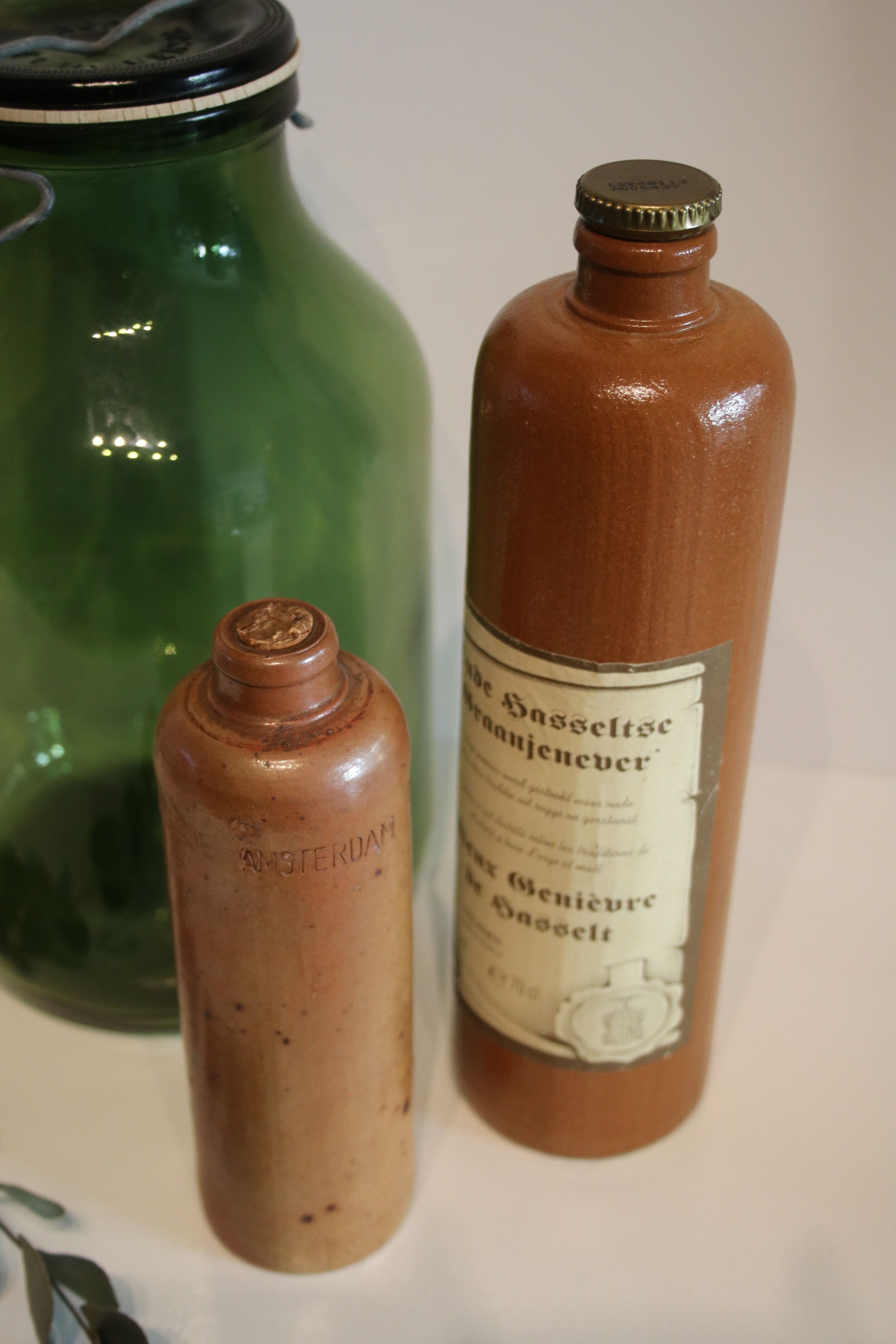 Vintage labeled Gin Bottle H26,5