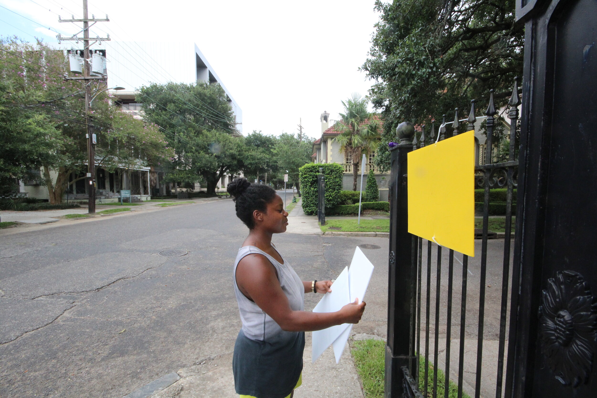  Public-history experimentation on Newcomb Boulevard, 2018 