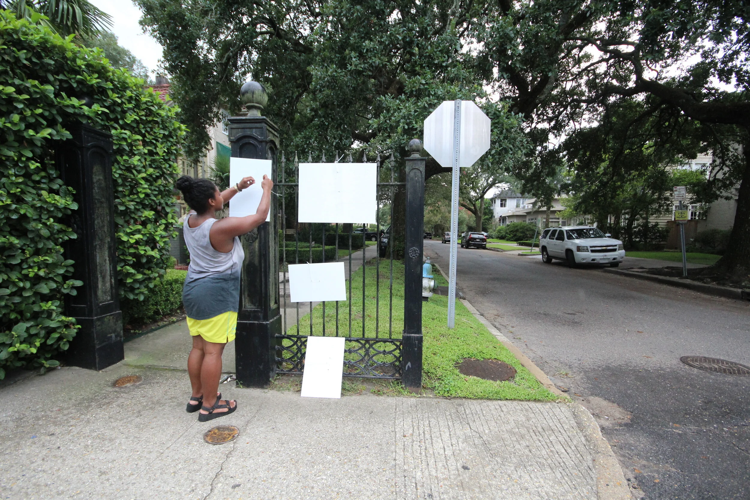  Public-history experimentation on Newcomb Boulevard, 2018 