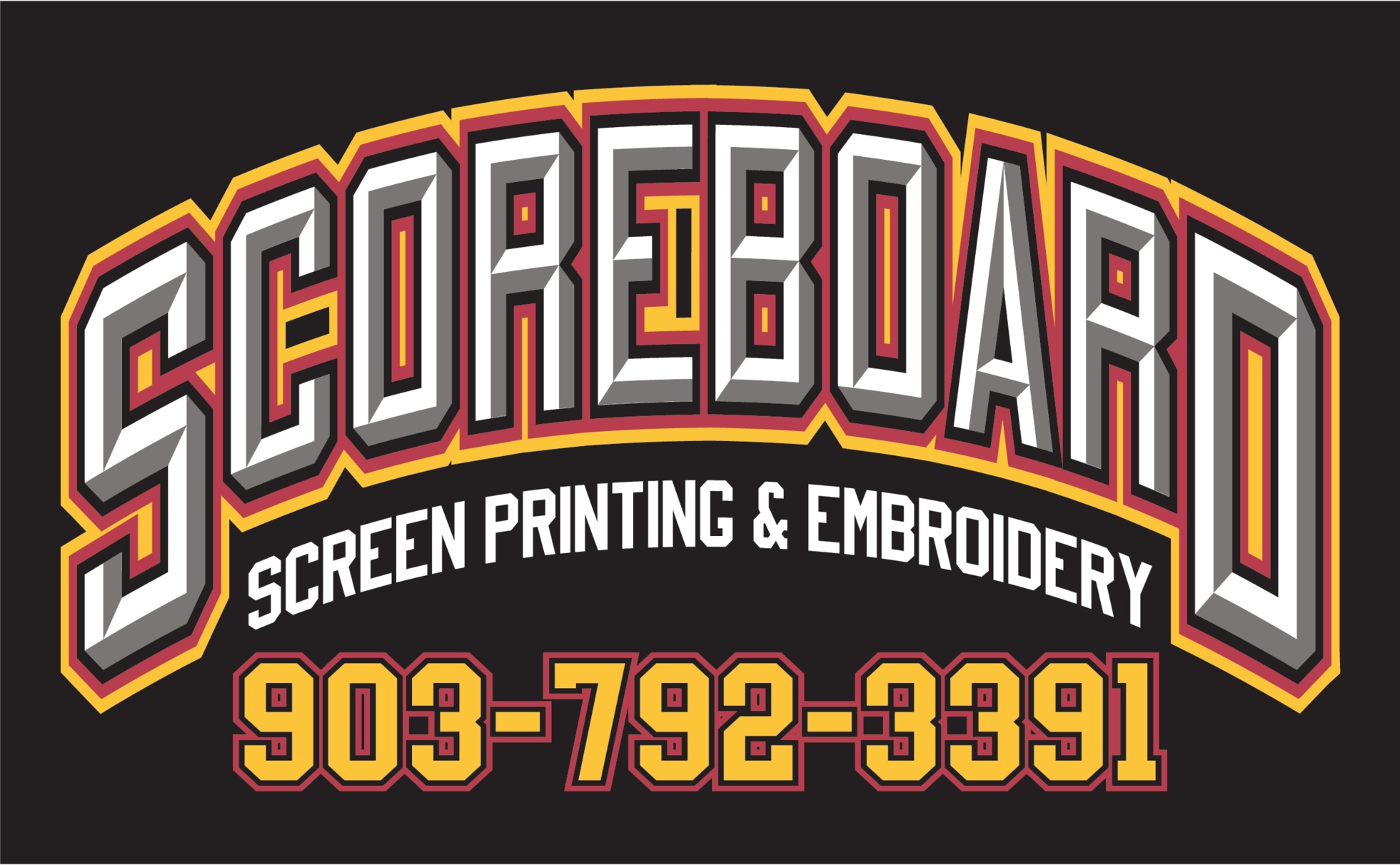 Texarkana, TX: Scoreboard Screen Printing &amp; Embroidery