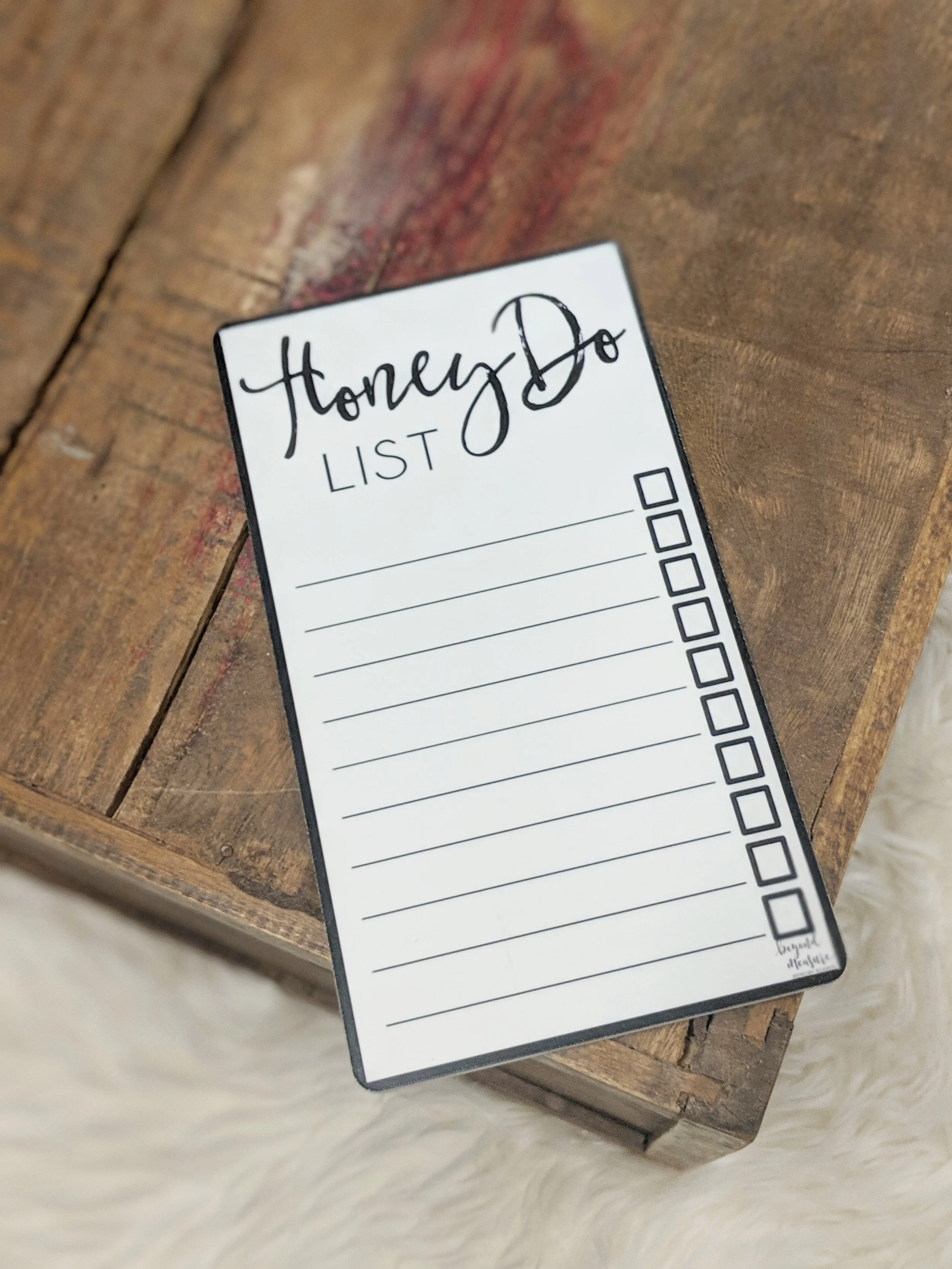 Honey Do List Erasable Fridge Magnet - Dry Erase Honey Do List
