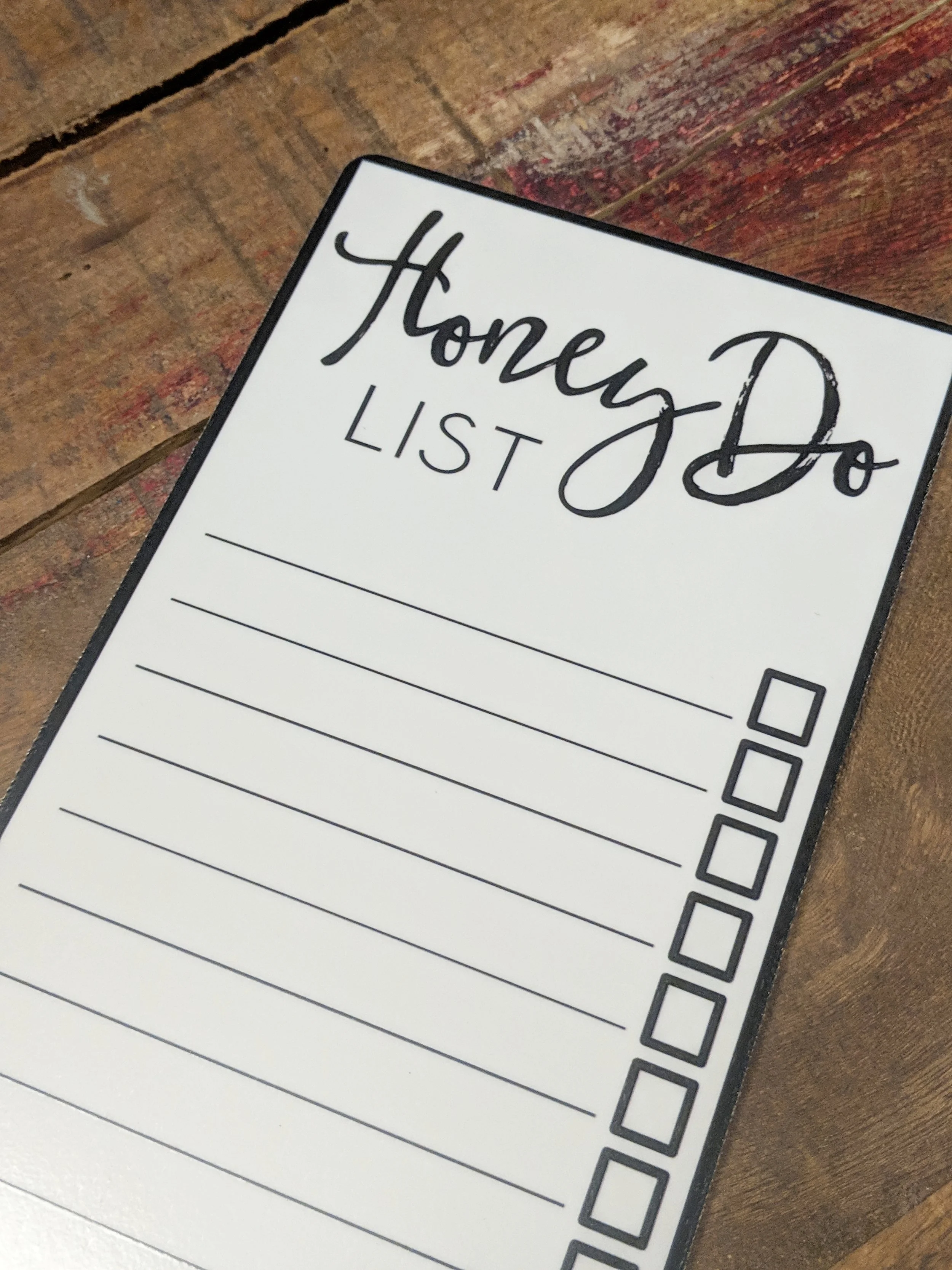 Honey Do List Erasable Reminder Board - Dry Erase Honey Do List
