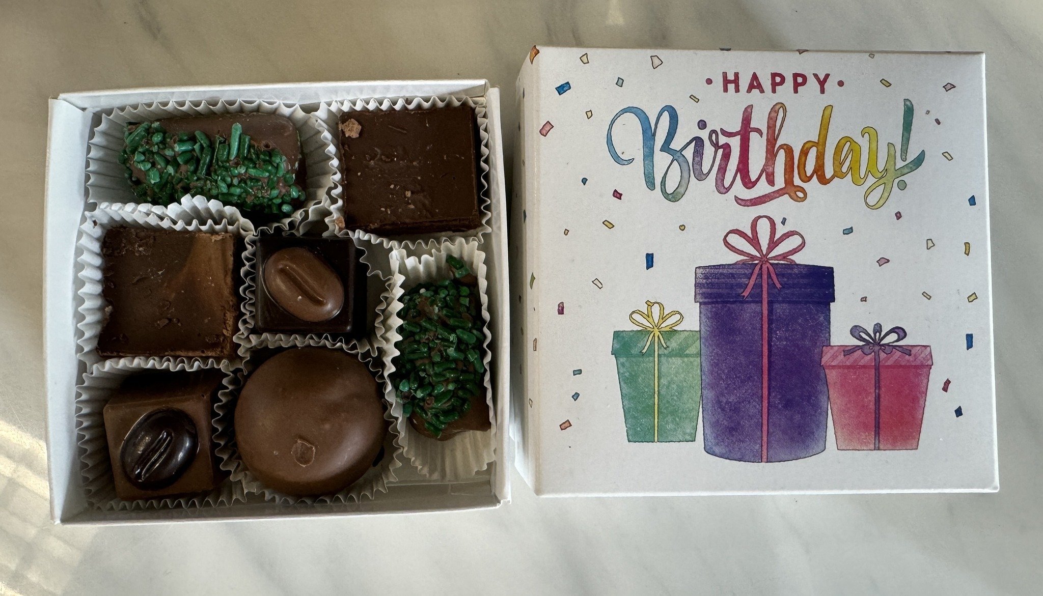 Someone you want to say Happy Birthday to? 
We have the perfect thing to say you care 🎈🎁

#COCO #COCOseacliff #candybars #truffles #chocolatier #confections #giftcard #longislandcoffeeshop #longislandchocolateshop #delicioustruffles #coffeeshop #se