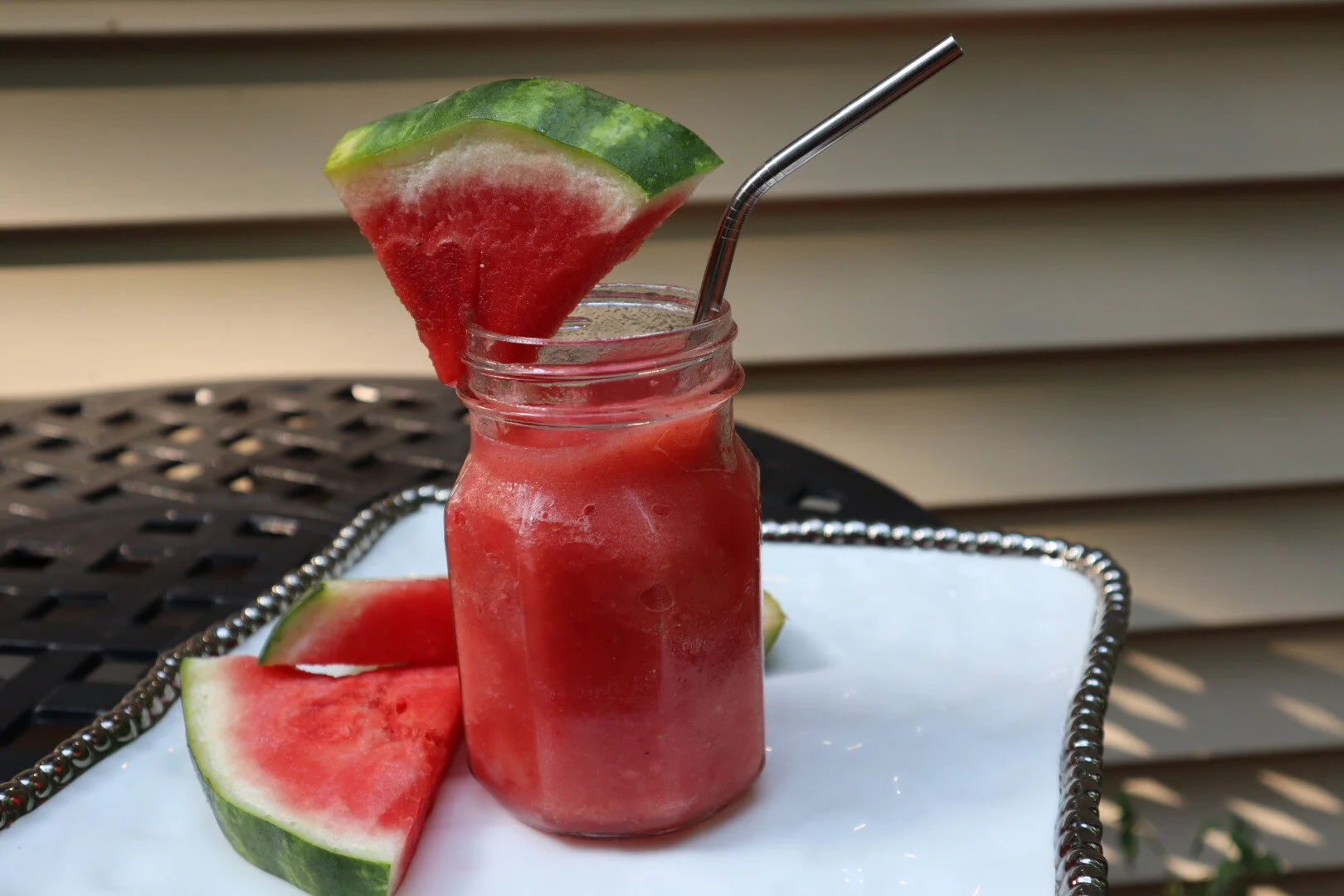 Two Ingredient - Watermelon Frosé  Slushie