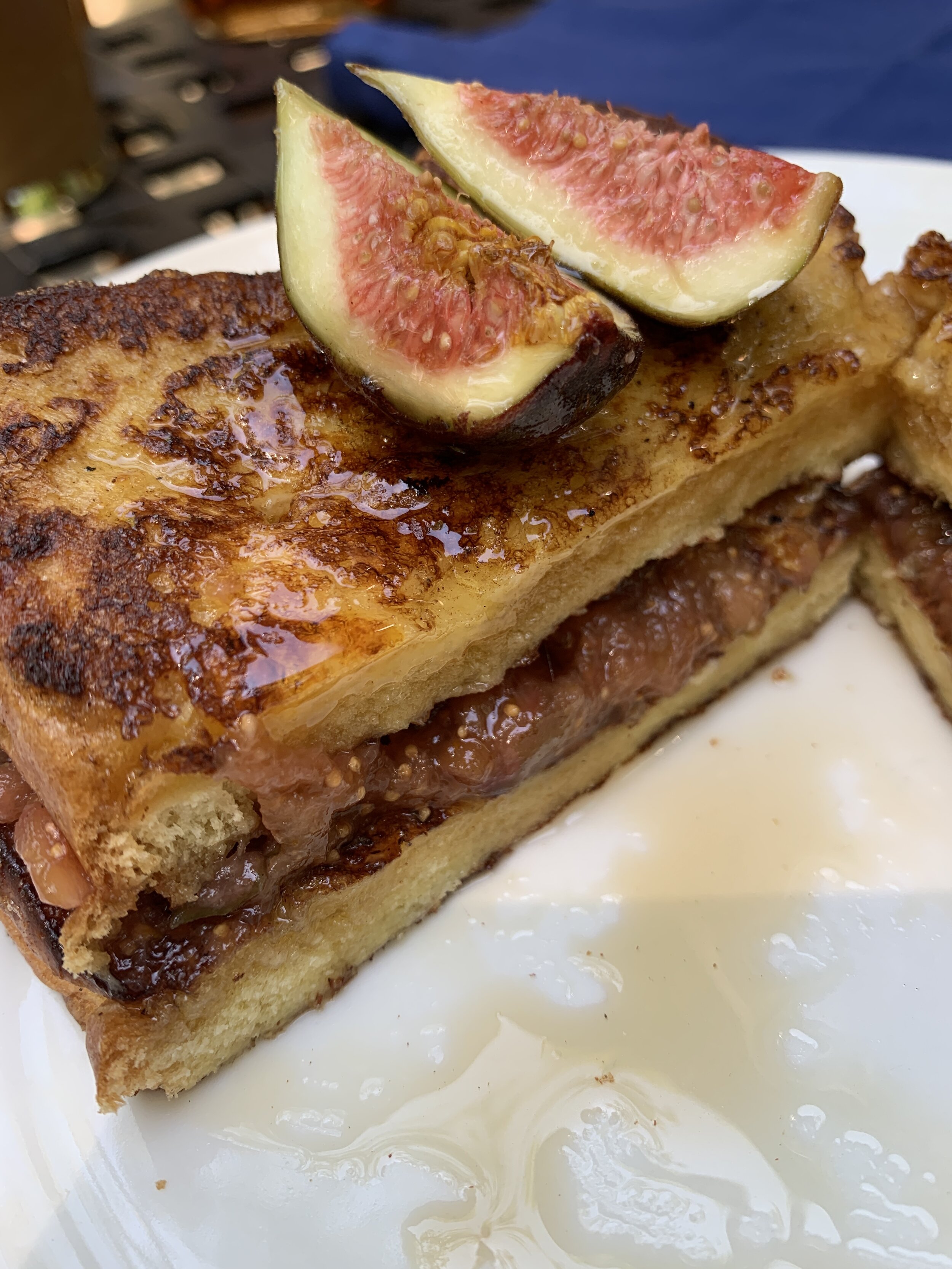 Figs in a Blanket Recipe (Fig Compote Sandwiched Between French Toast)