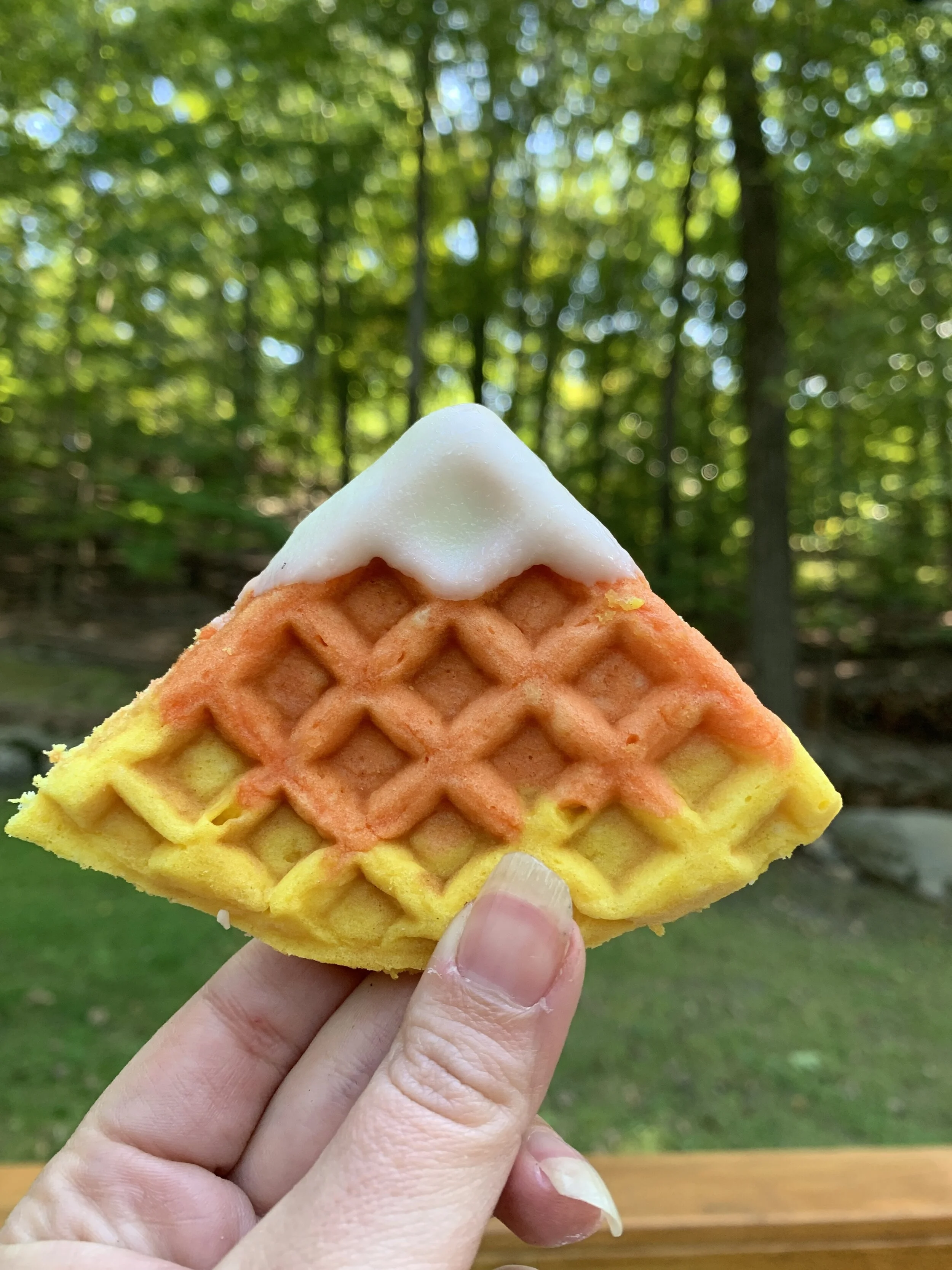 Candy Corn Waffle Recipe🍁 🎃