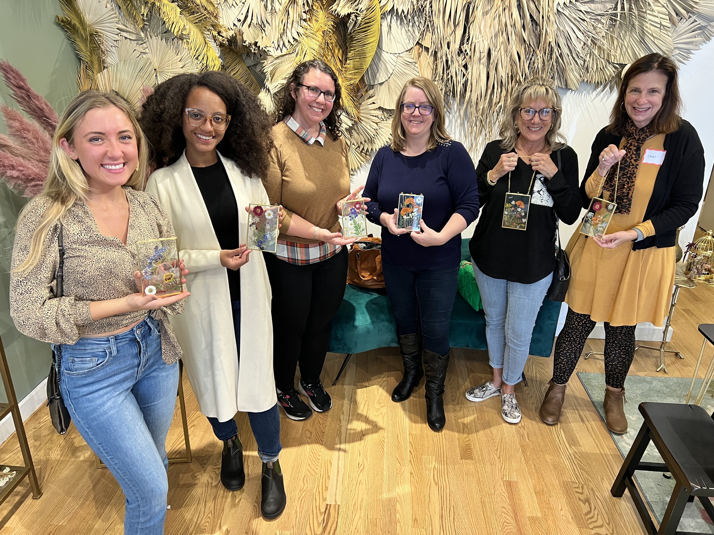 Pressed Flower Art Workshop - Women Who Brunch x Witch Hazel Collaboration - October 2023