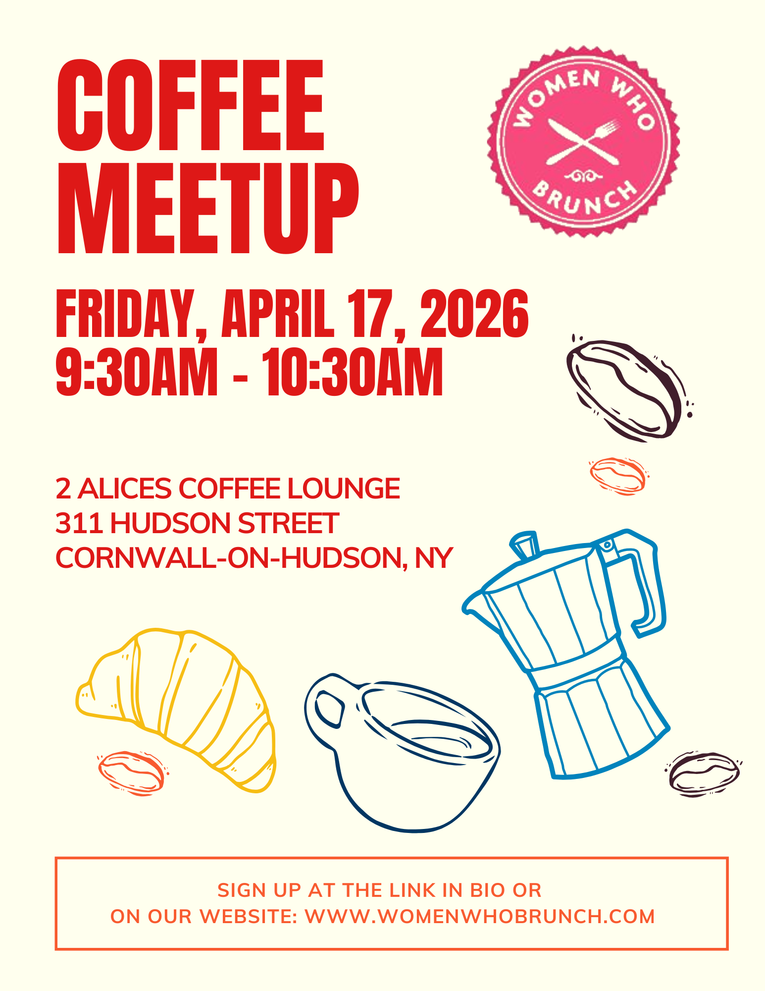 Orange Bold Illustrative Coffee Shop Grand Opening Flyer.png