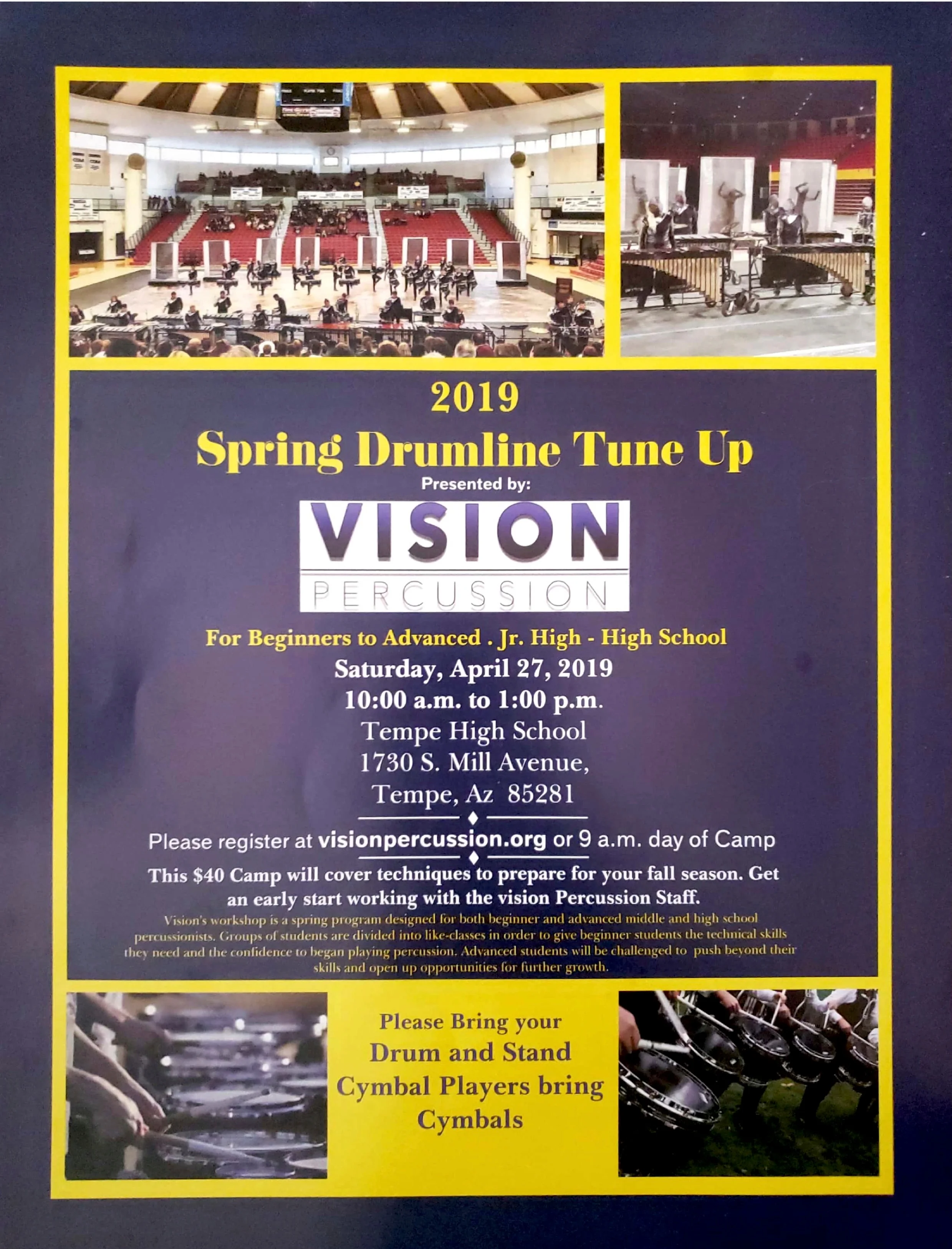 2019 Spring Drumline Tune Up
