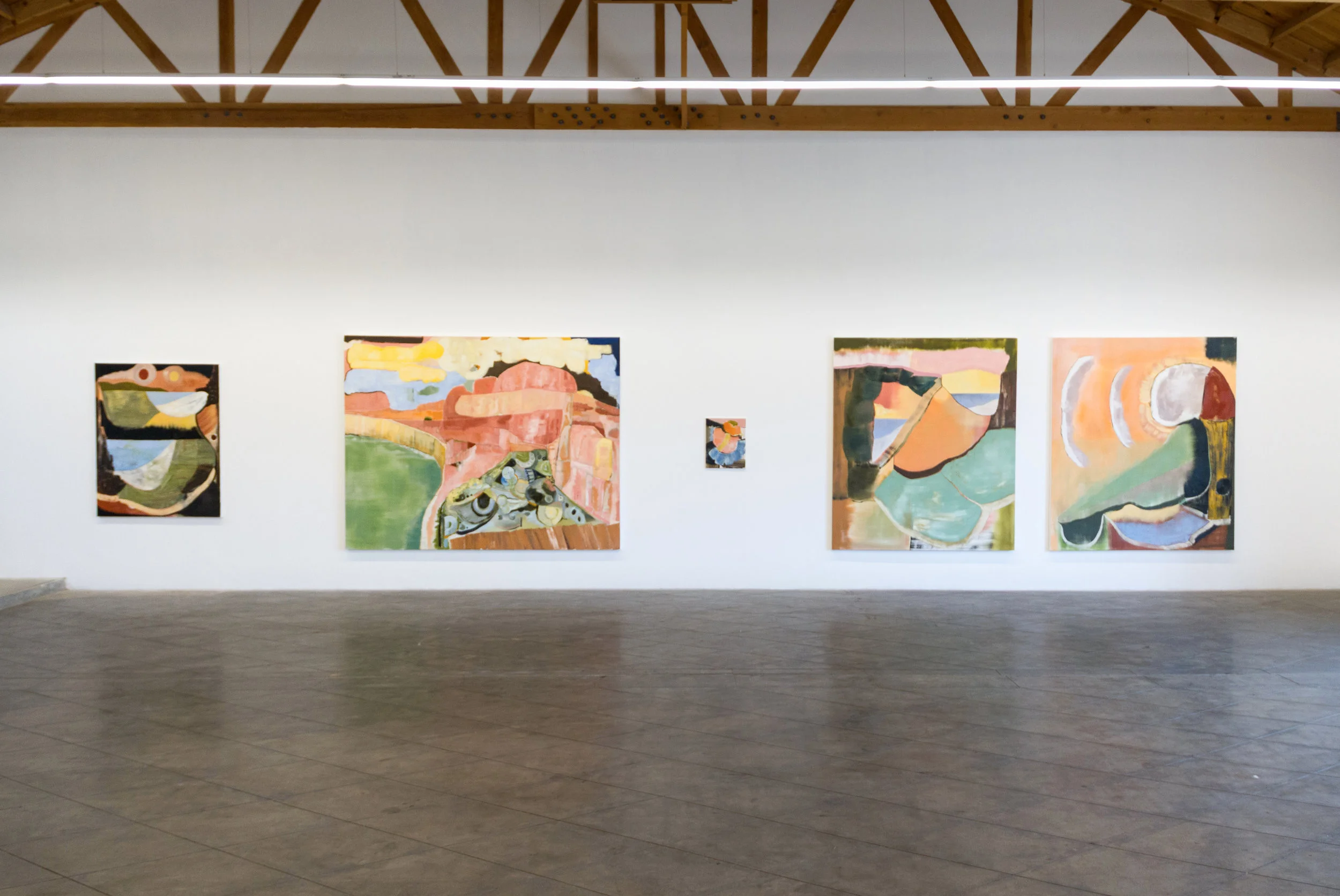 Robert Gunderman there-there, Los Angeles, California installation view