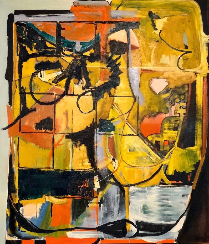 Robert Gunderman Shell Shop , 2019 oil on canvas 84 x 72 in 213.36 x 182.88 cm