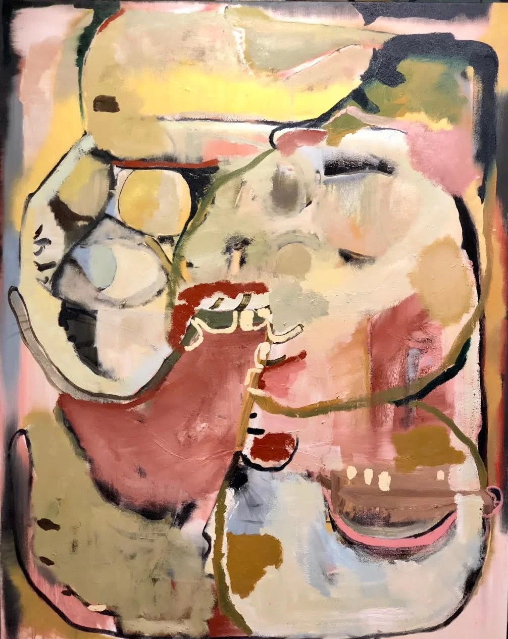 Robert Gunderman Old Friends , 2019 Oil on canvas 59 x 48 in 150.40 x 21.92 cm