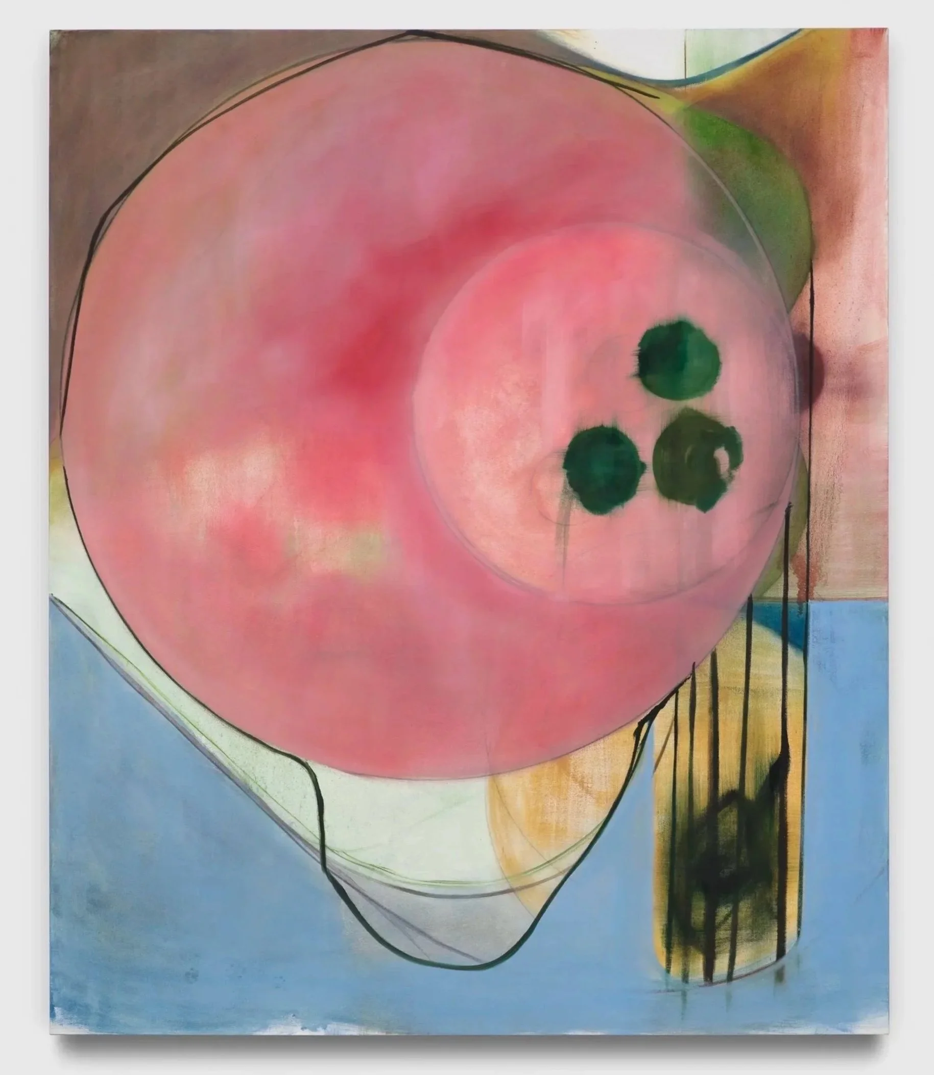 Robert Gunderman Fruit Set , 2025 oil on canvas 72 × 60 inches 182.9 x 152.4 cm photo: Elon Schoenholz