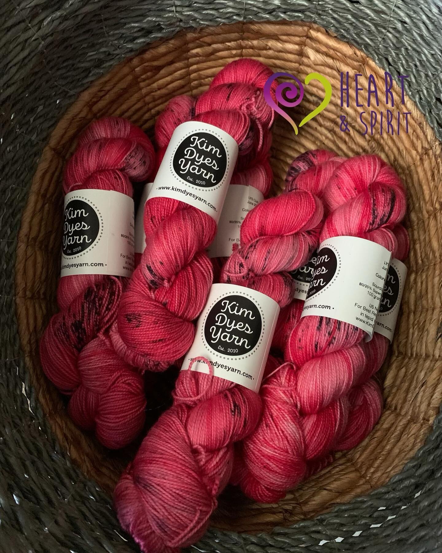 Don&rsquo;t mind me, I&rsquo;m just putting some combos together. 😄 Drop any project ideas below for these gorgeous colors. What will you make? 💕💚
.
🧶 @kimdyesyarn Juicy, Crunchy, A Bit of Rainbow and Yogurt Pop on Sourdough Sock. Available at he