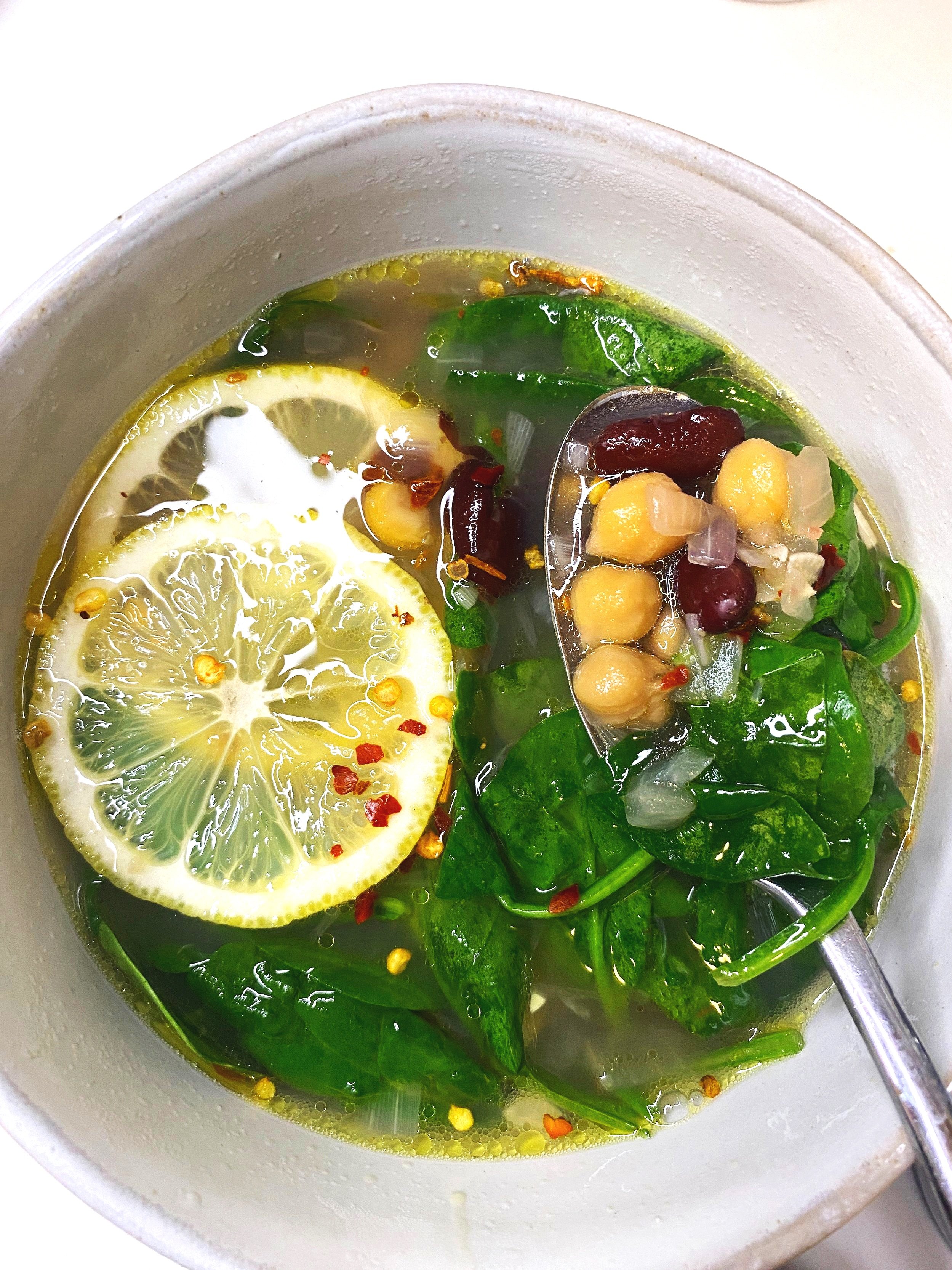 Lemon Chickpea Soup