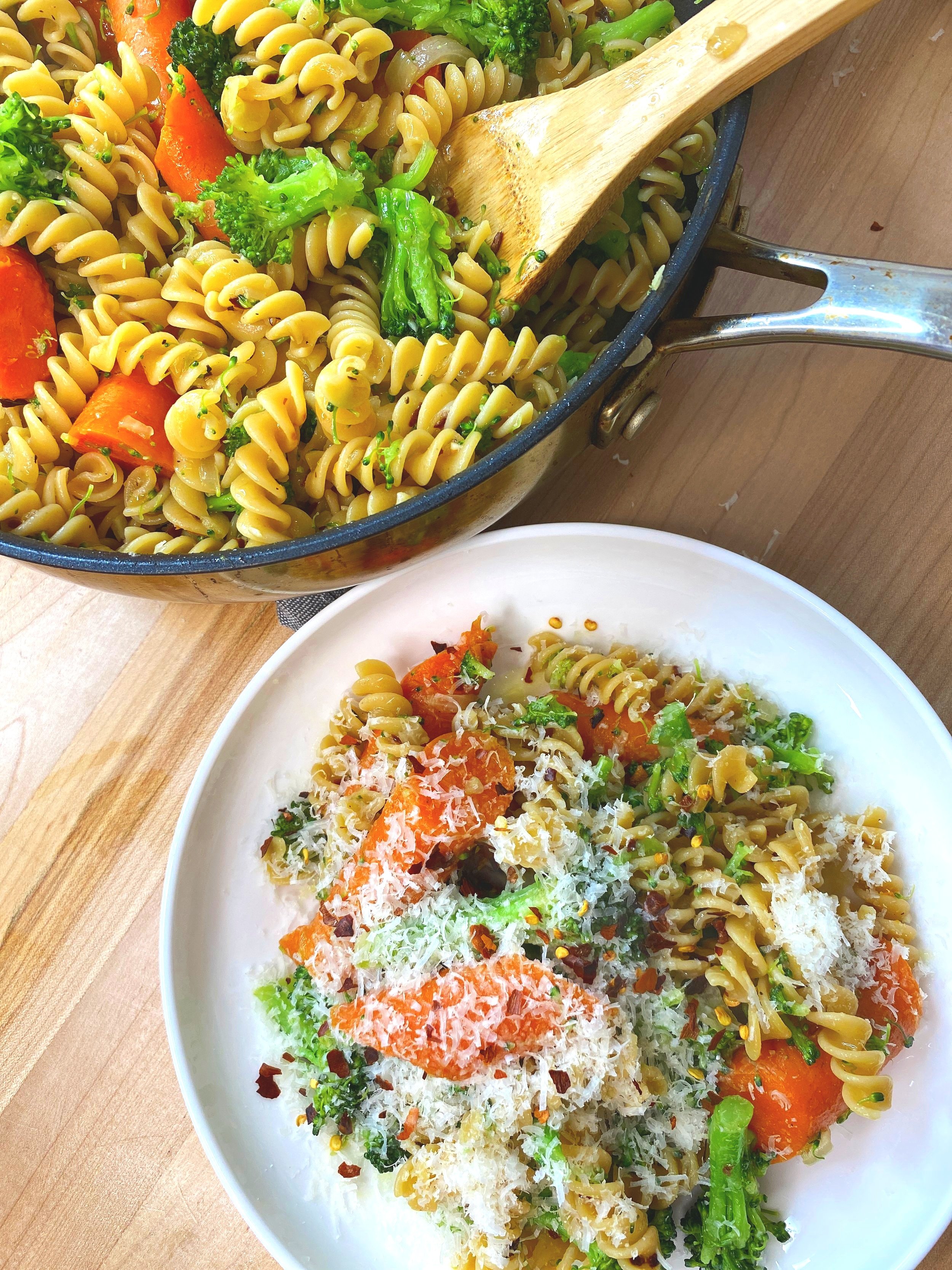 Gluten-Free Broccoli &amp; Carrot Pasta