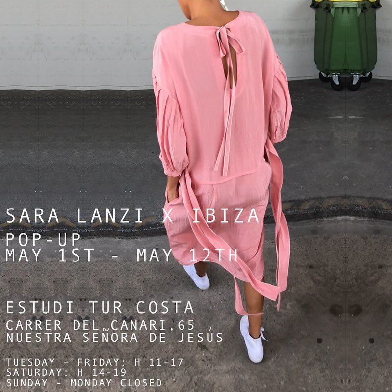 IBIZA - only 5 more days to meet Italian women&rsquo;s fashion designer @saralanzi and experience her eponymous label at @estudi_tur_costa in Jesus.

Sara has brought with her an amazing selection from past and current seasons, all made in Italy.

We