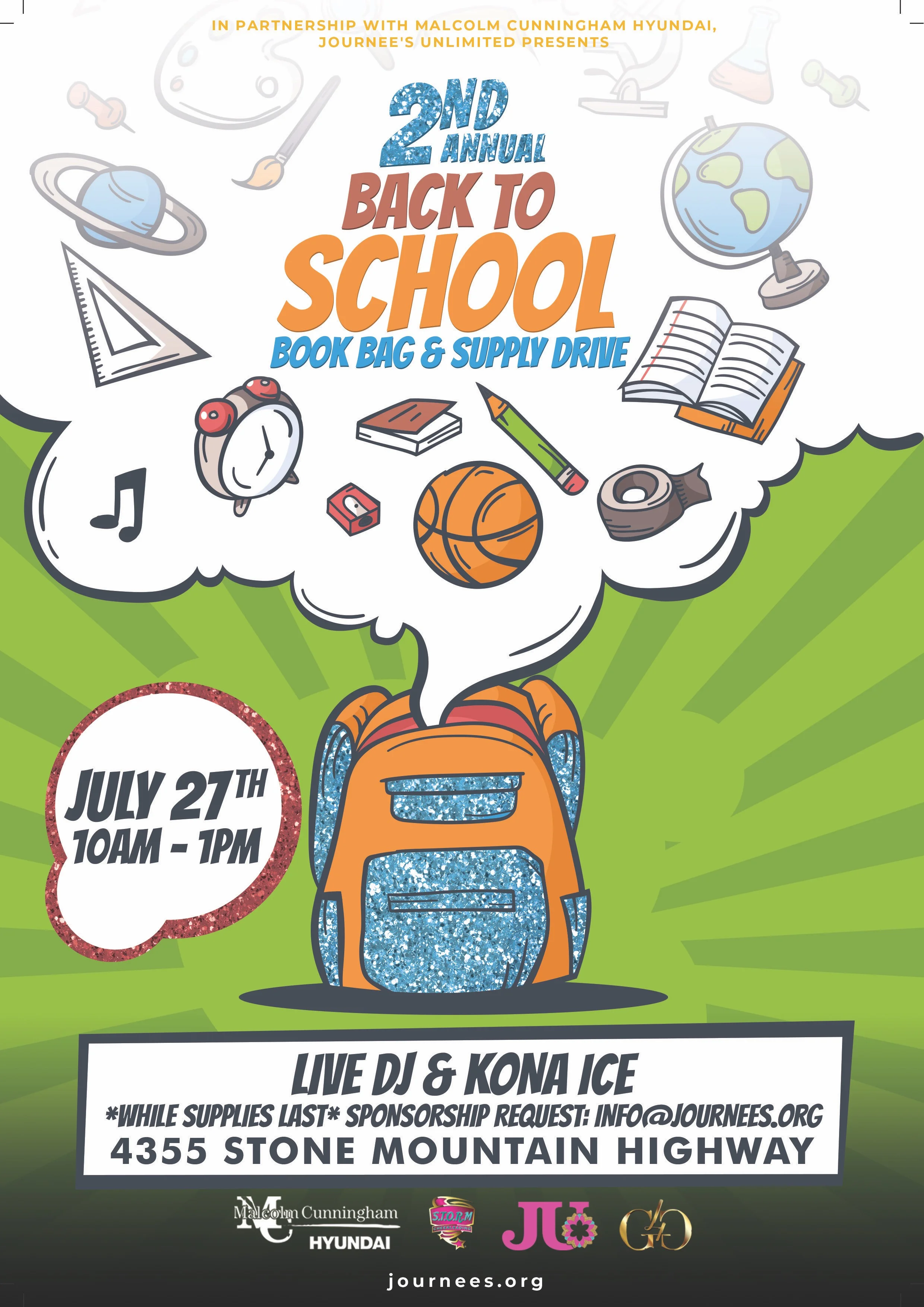 Book Bag Drive