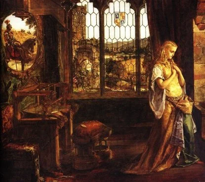 William Maw Egley. The Lady of Shalott. 1858. Museums Sheffield, England.