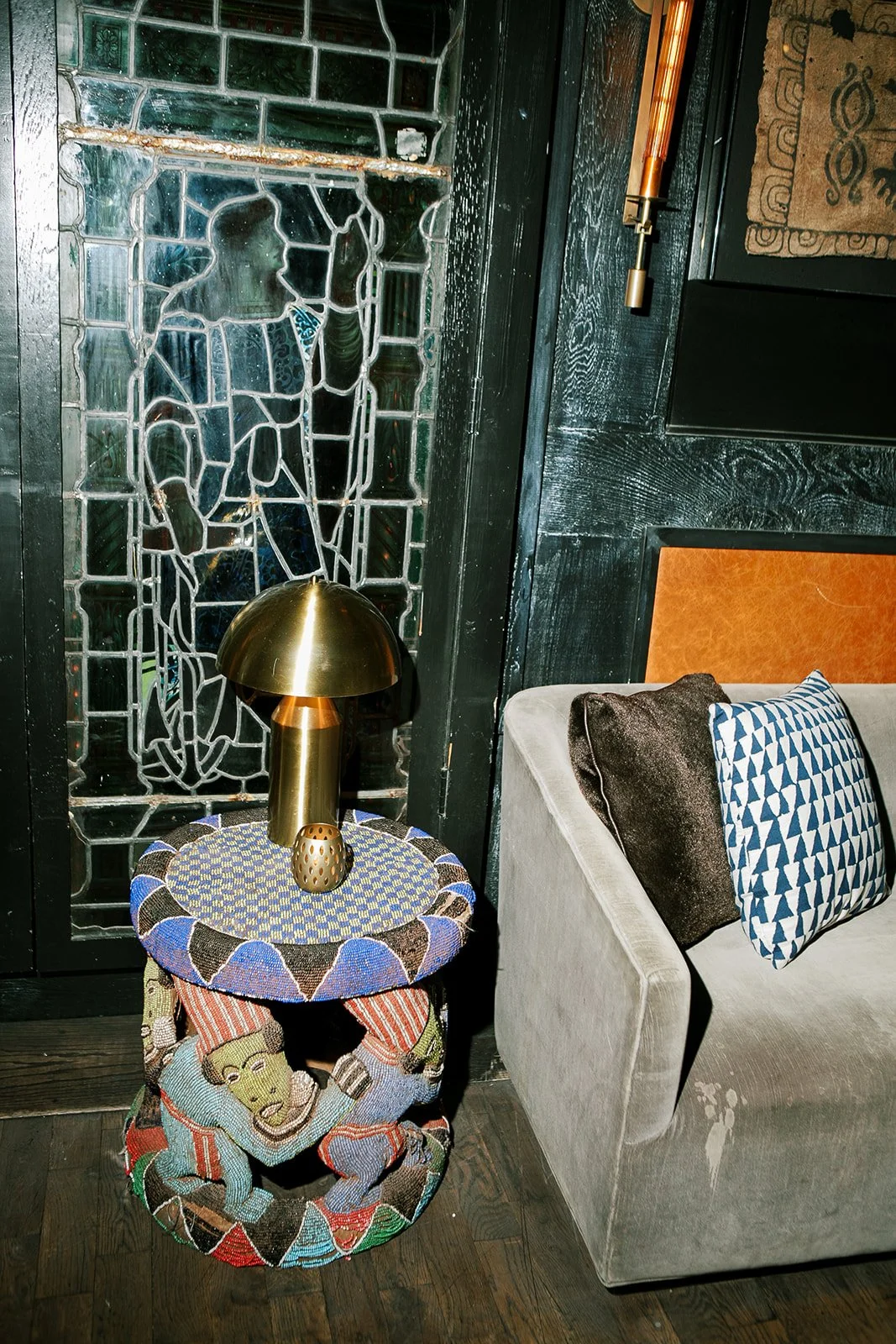 Table and chairs at after party venue