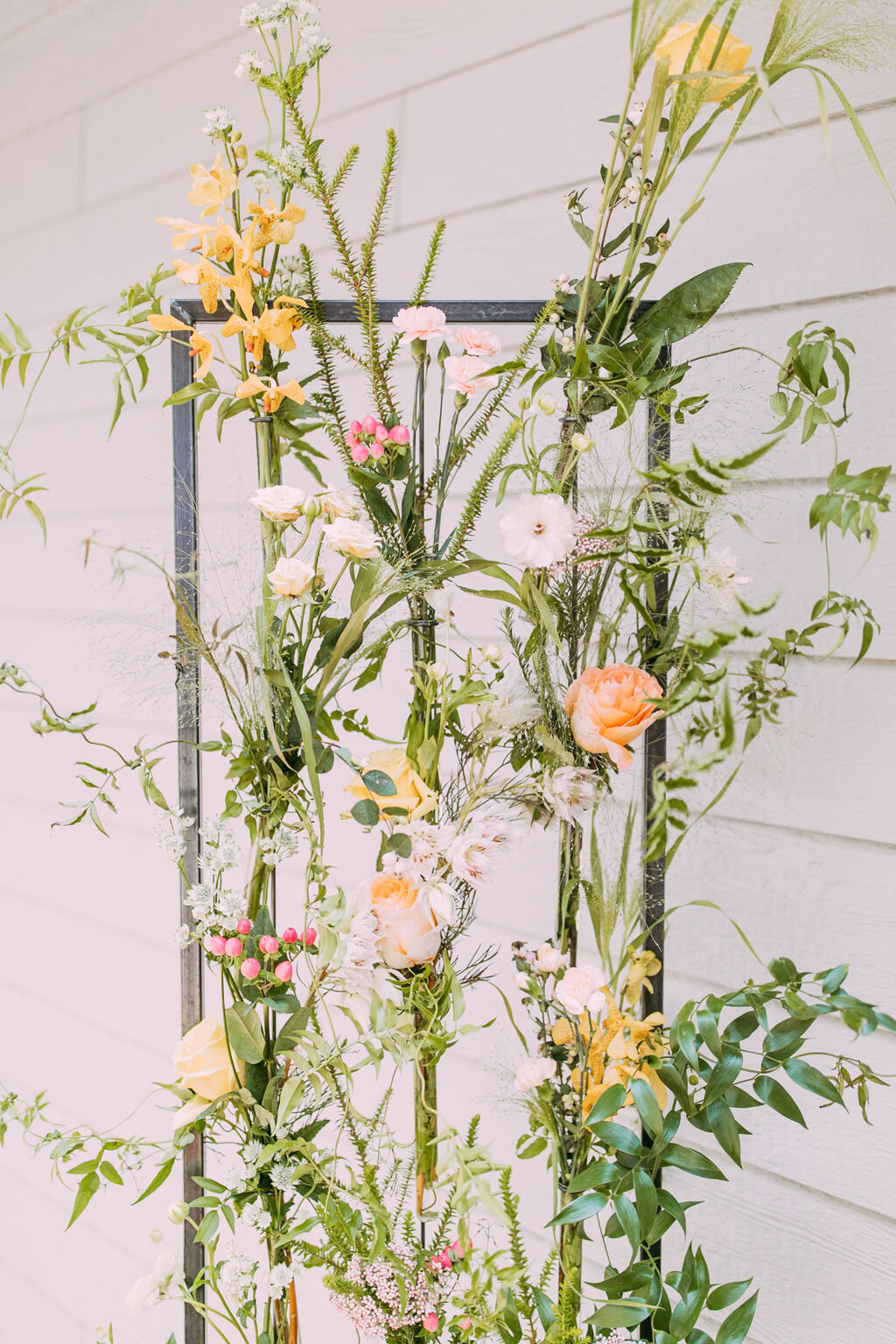 Wild Free Standing Hanging Floral Installation
