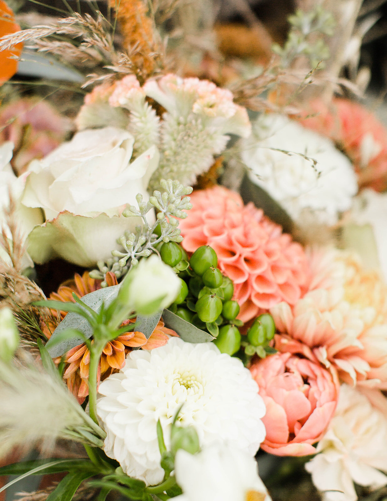 Beautiful Rustic Fall Bridal Bouquet