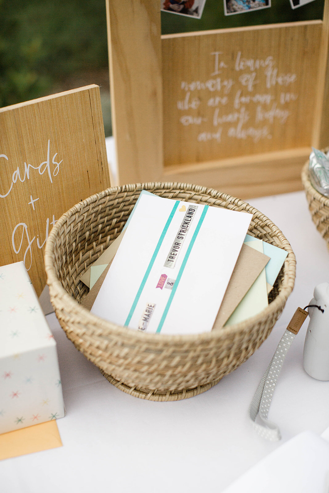 Boho Western Wedding Guest Book and Gift Table