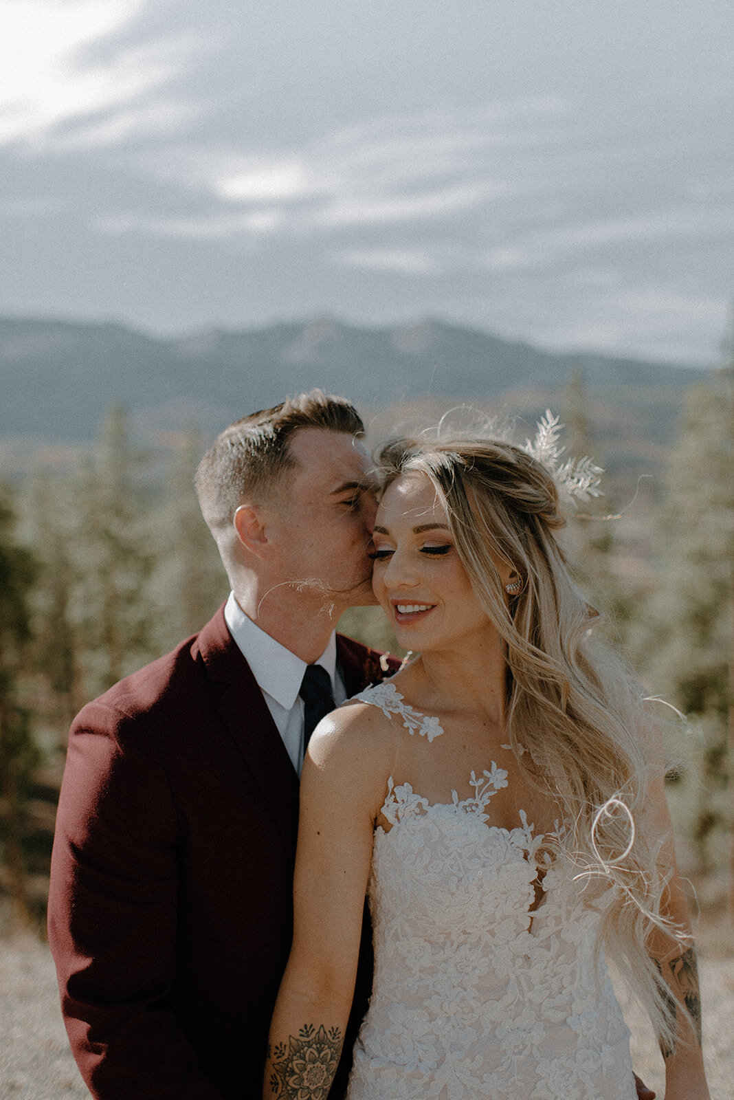 Moody Boho Couple | Intimate Mountain Wedding | Wildly Collective | Kate + Alex