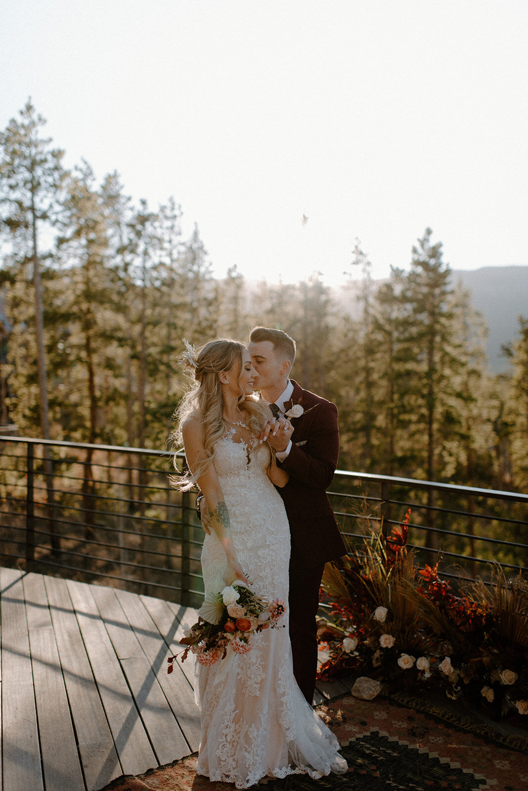 Adventurous Moody Couple Portraits | Intimate Mountain Wedding | Wildly Collective | Kate + Alex
