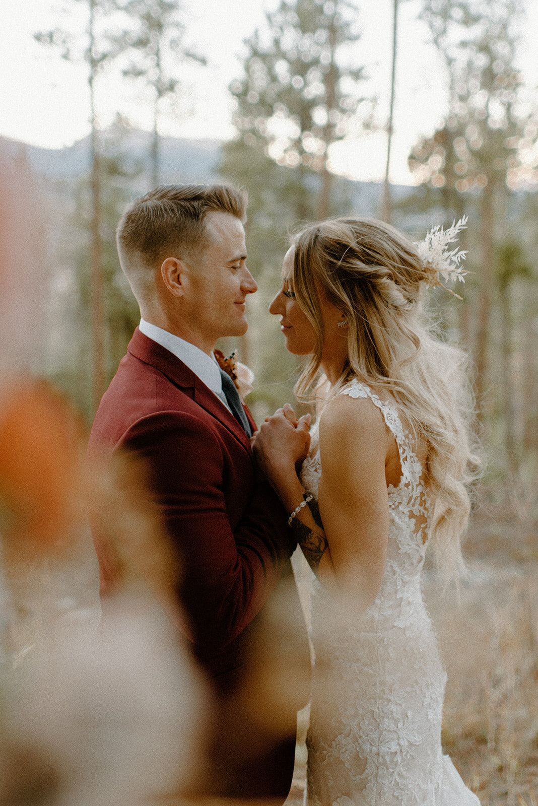 Modern Boho Couple | Intimate Mountain Wedding | Wildly Collective | Kate + Alex