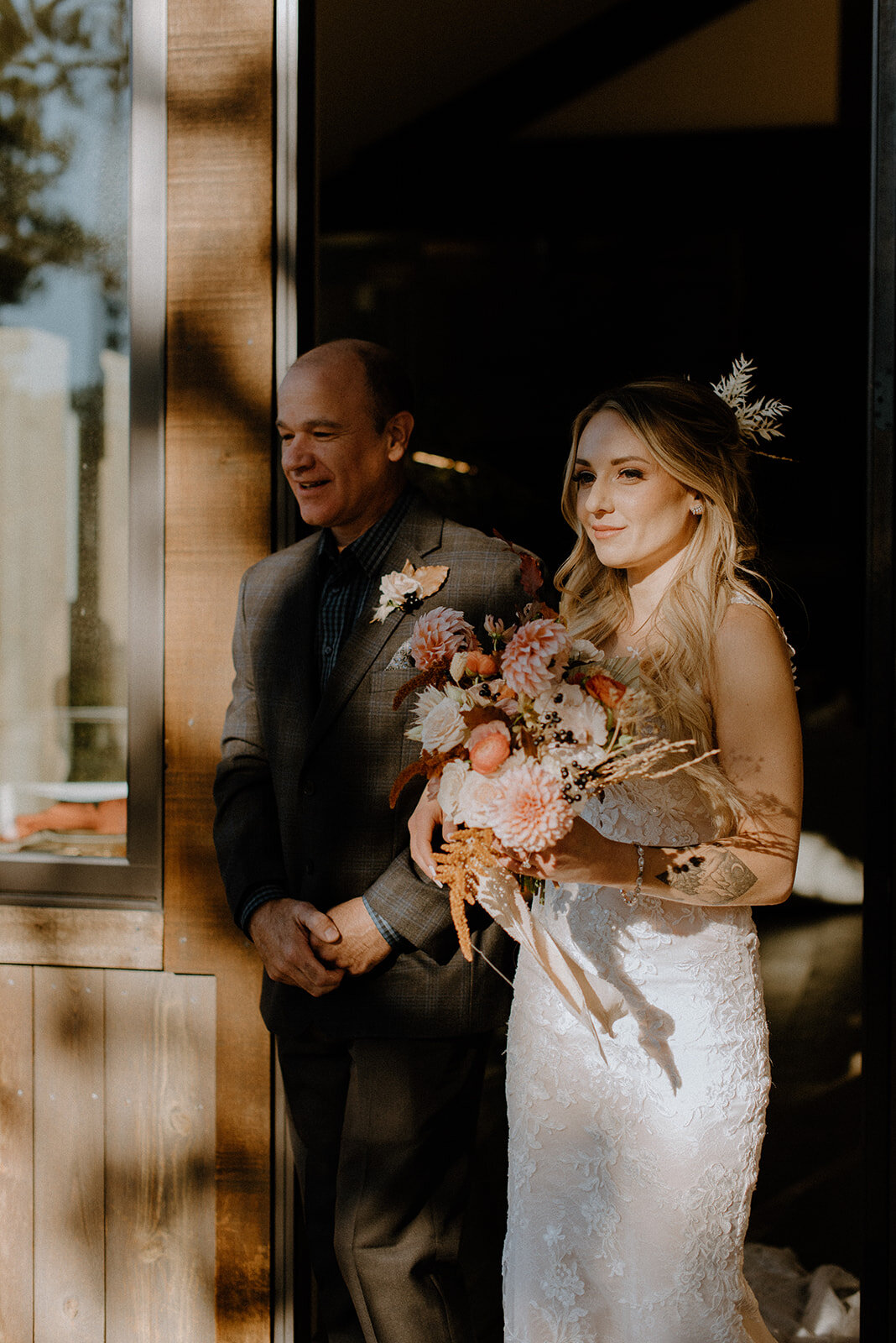 Modern Eclectic Bride Walks Down The Aisle | Intimate Mountain Wedding | Wildly Collective | Kate + Alex