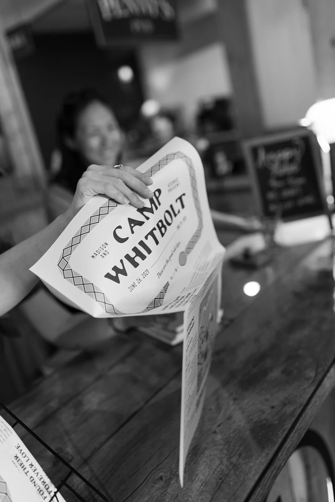 Camp Whitbolt custom newspaper