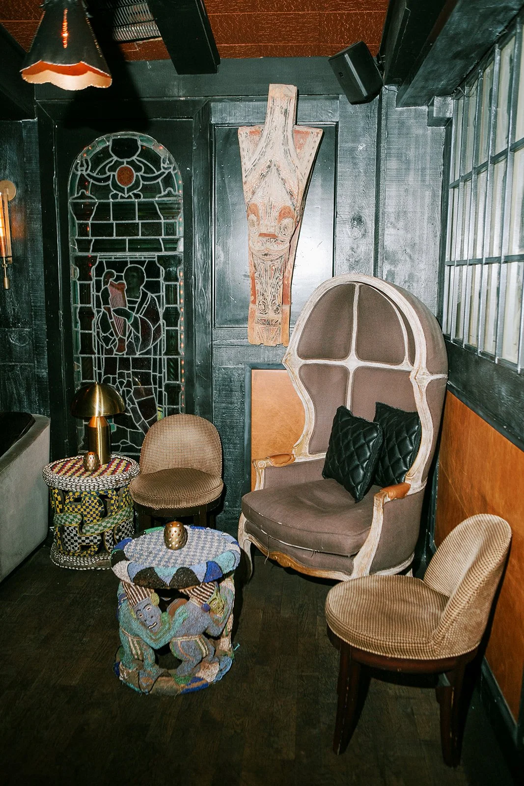 Chairs at after party