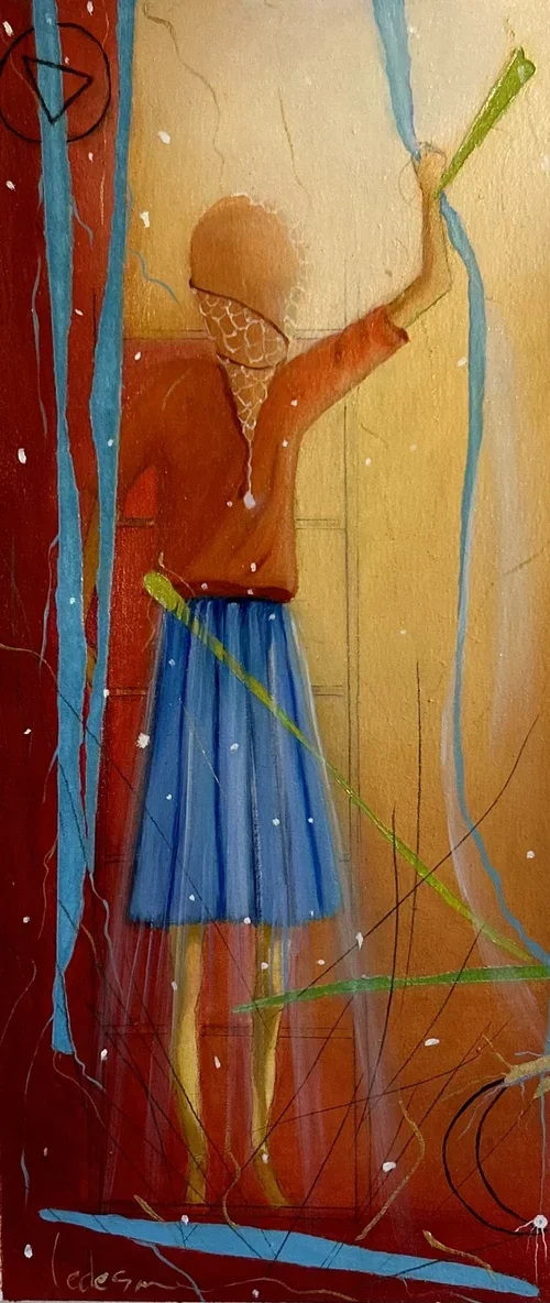 Kiss &amp; Water No. 5-   26.5"x 11..5"   $1100